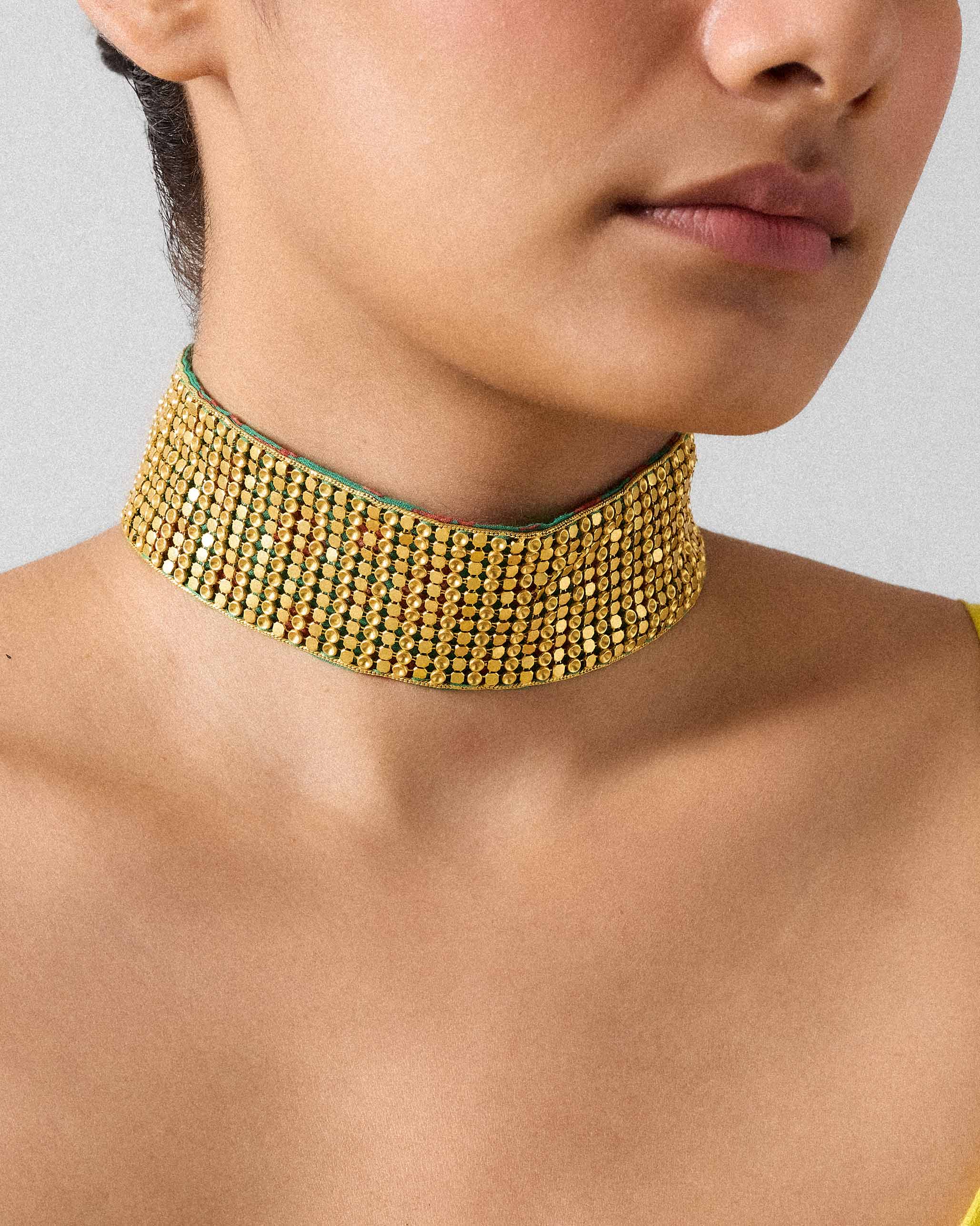 Chain Mail Necklace - Gold