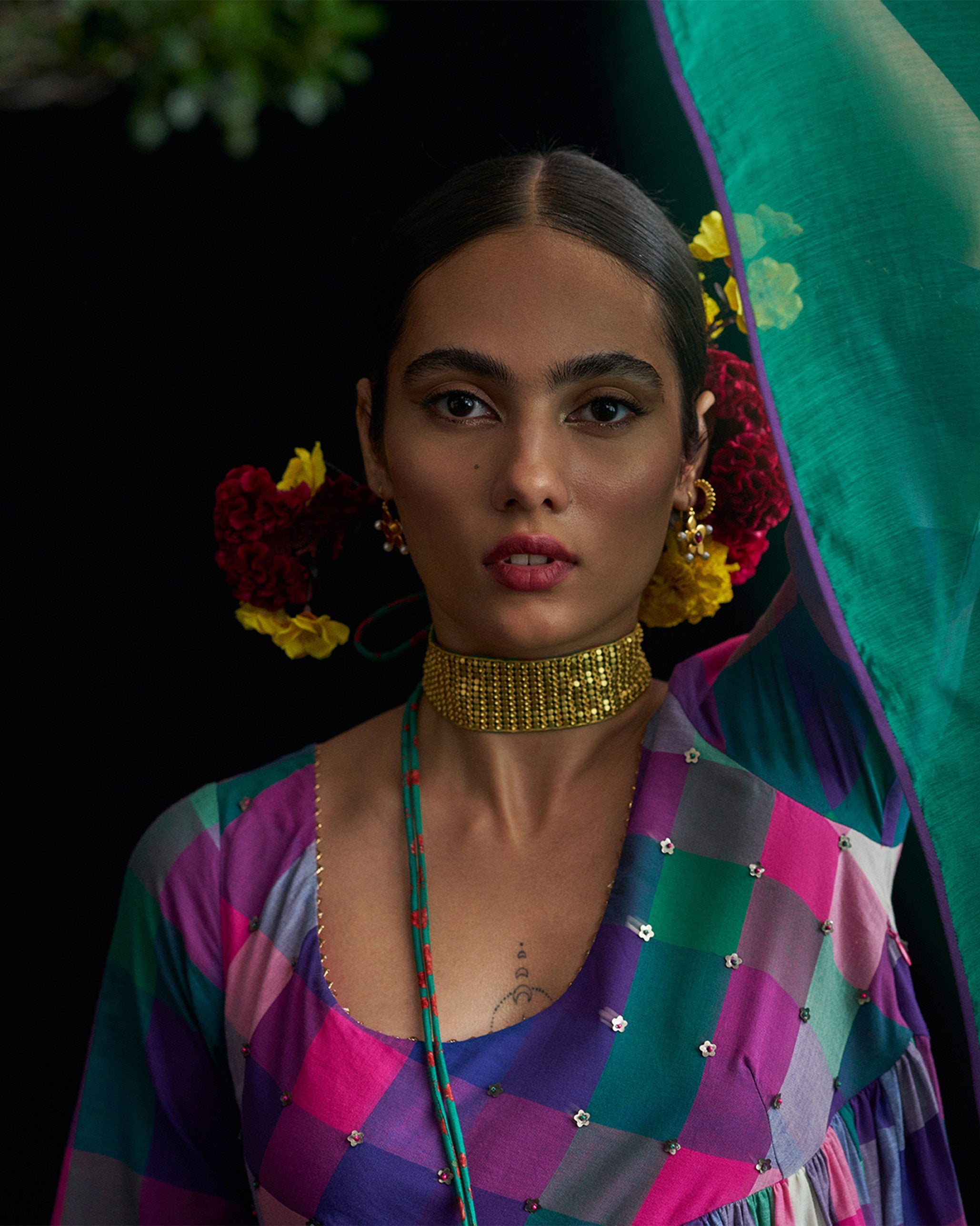 Chain Mail Necklace - Gold