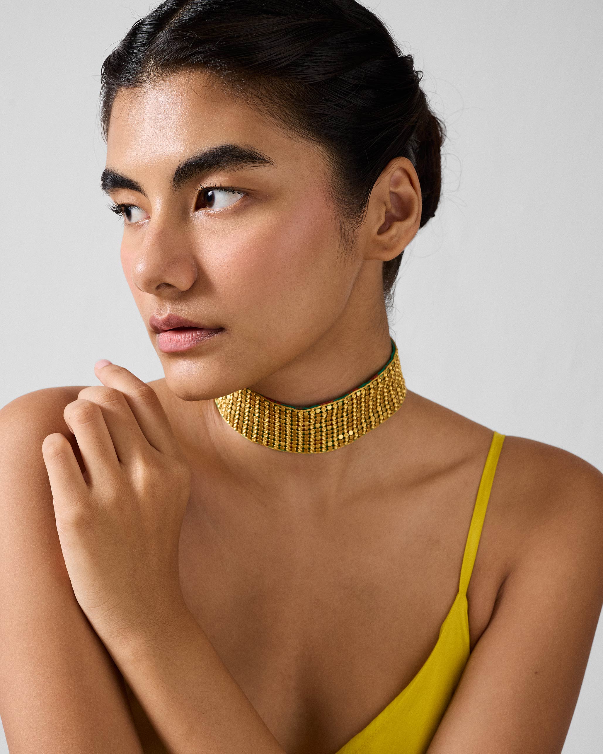 Chain Mail Necklace - Gold