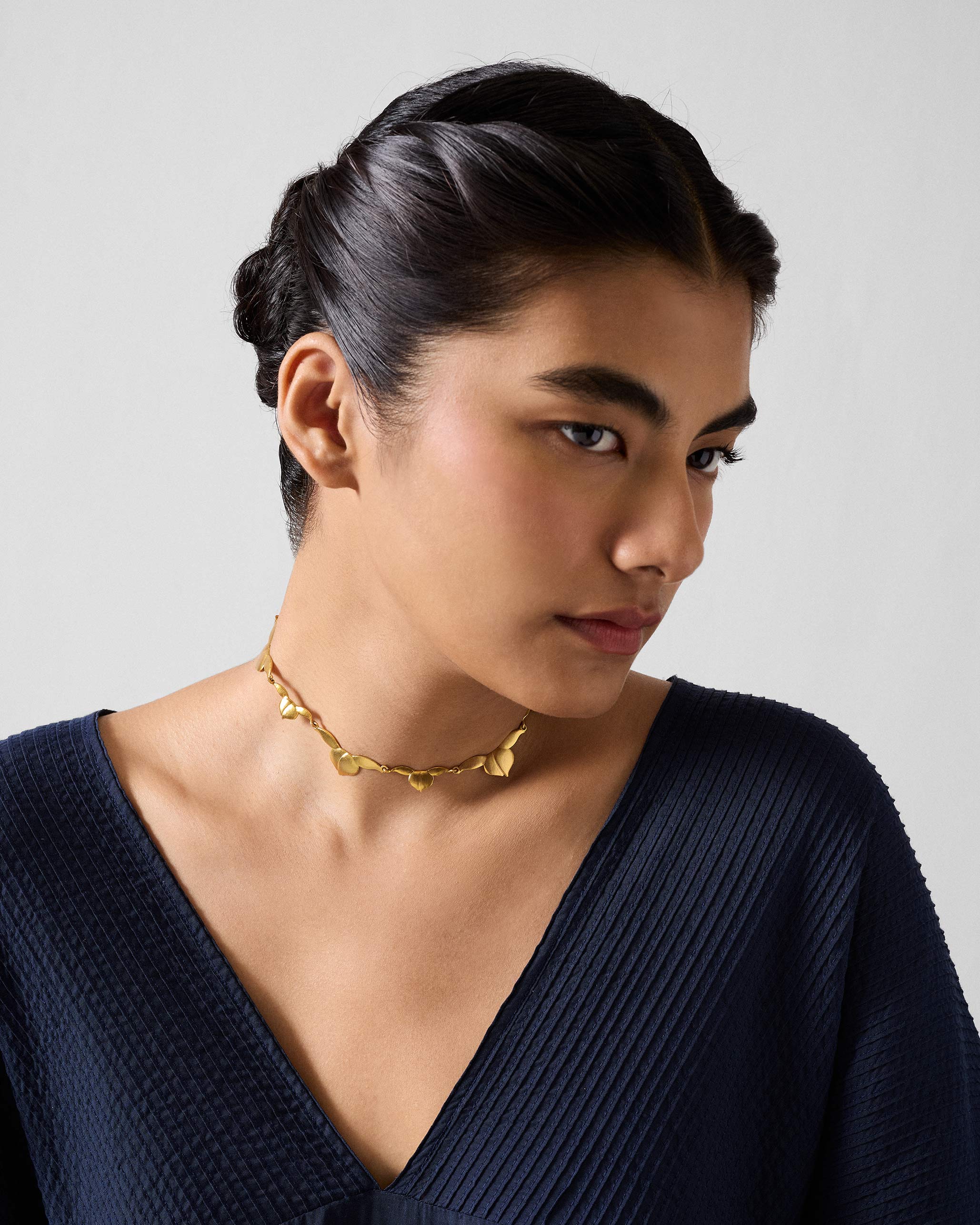 Kamal Haar Necklace - Gold