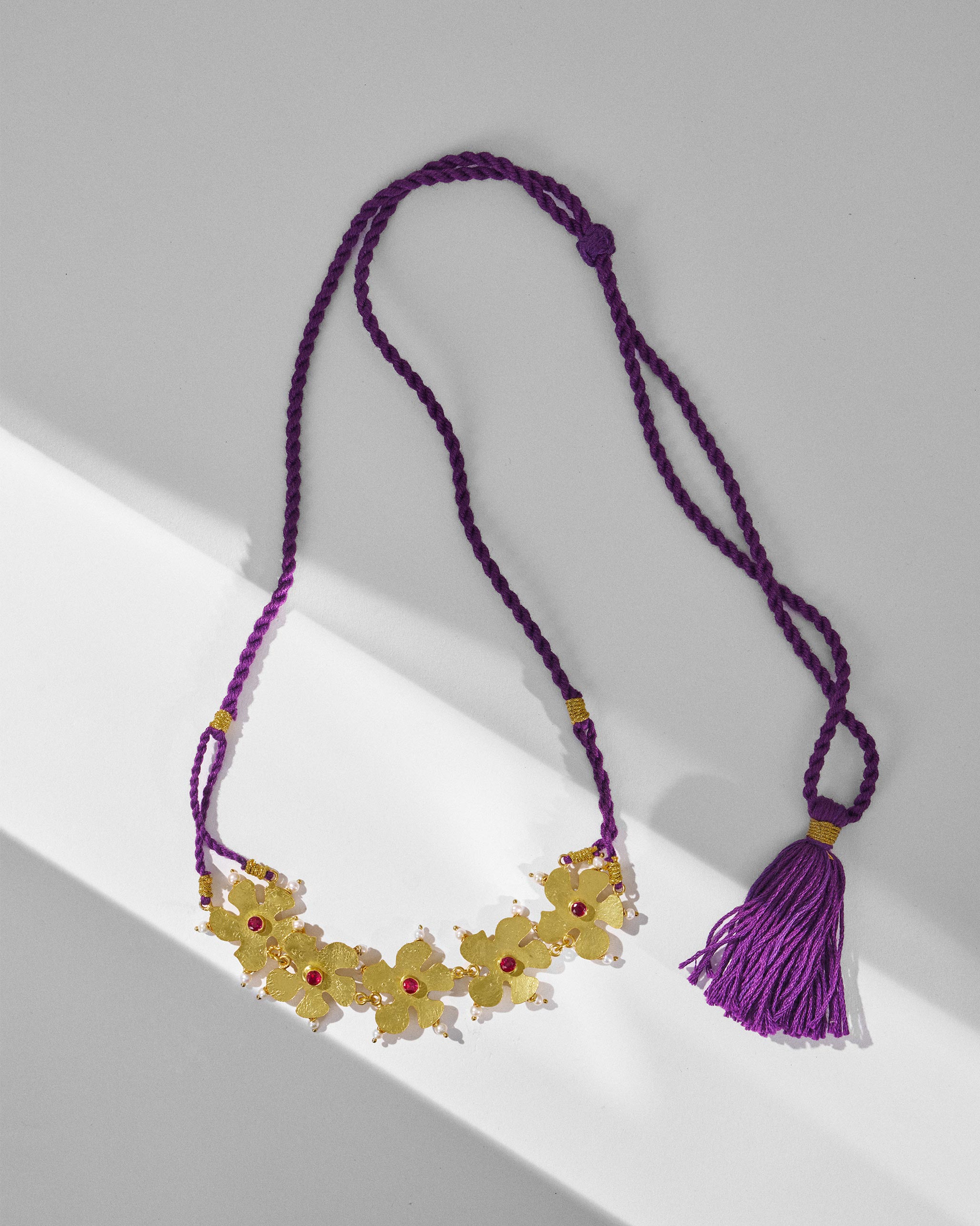 Phool Haar Nacklace - Gold