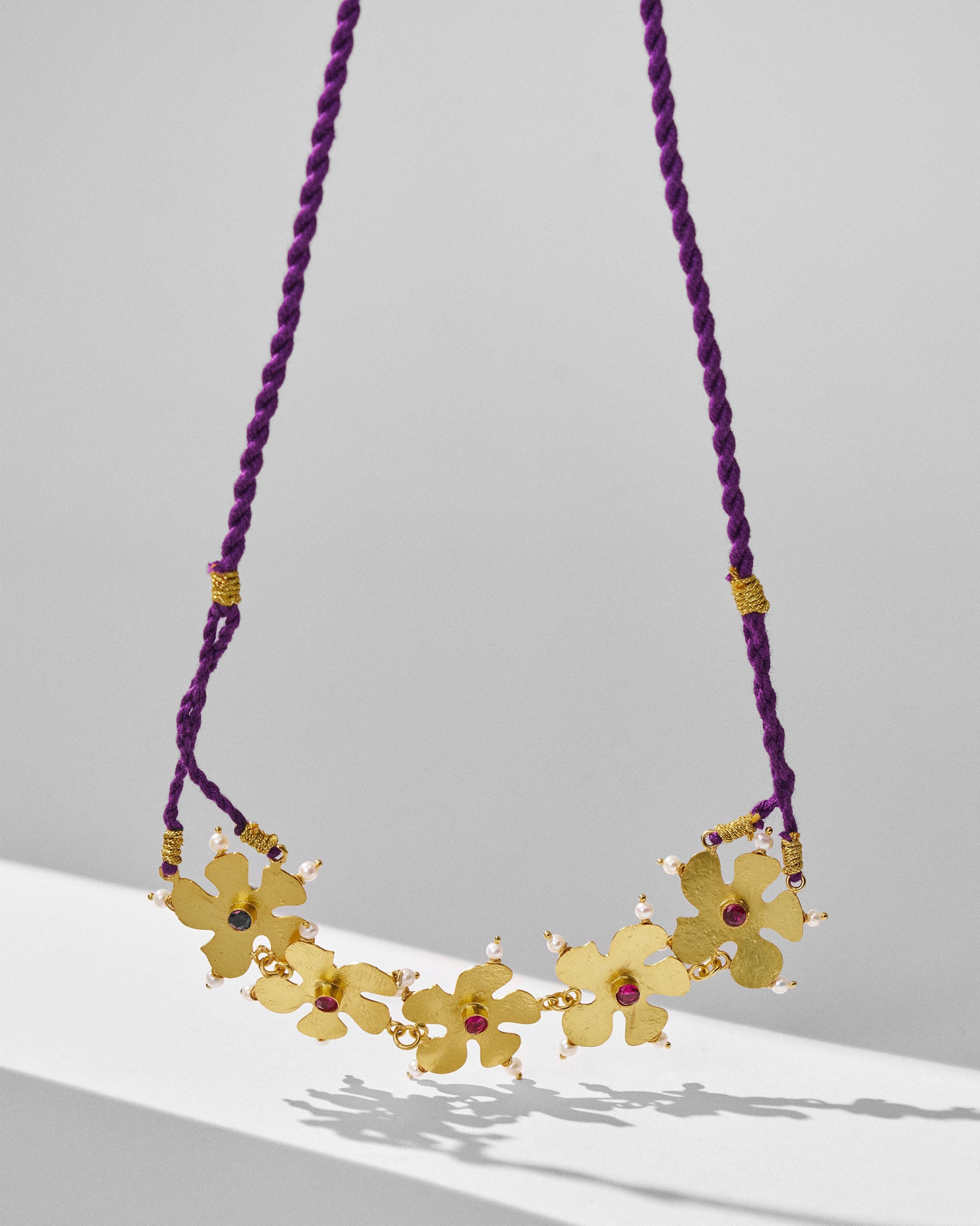 Phool Haar Nacklace - Gold