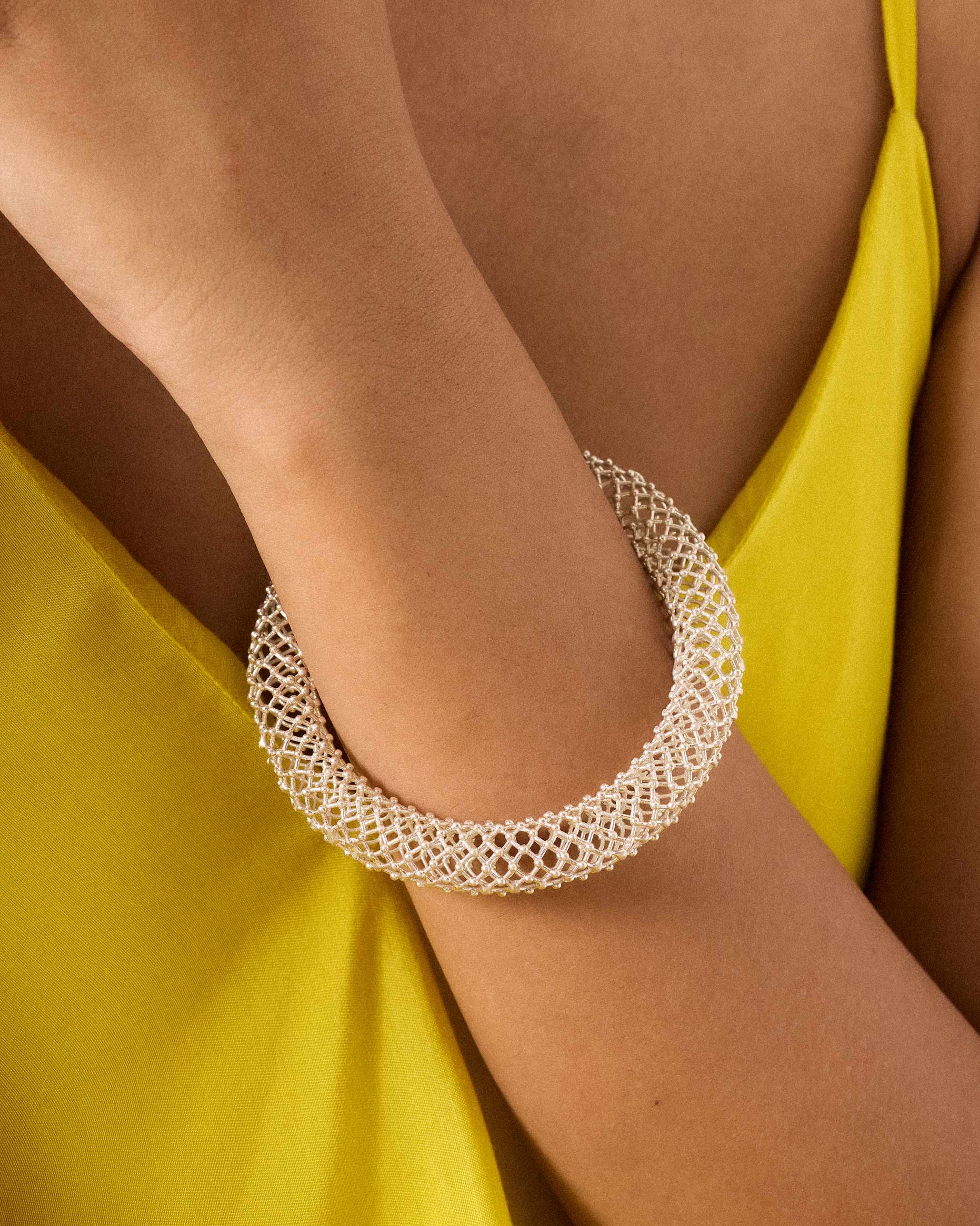 Infinity Bangle - Silver