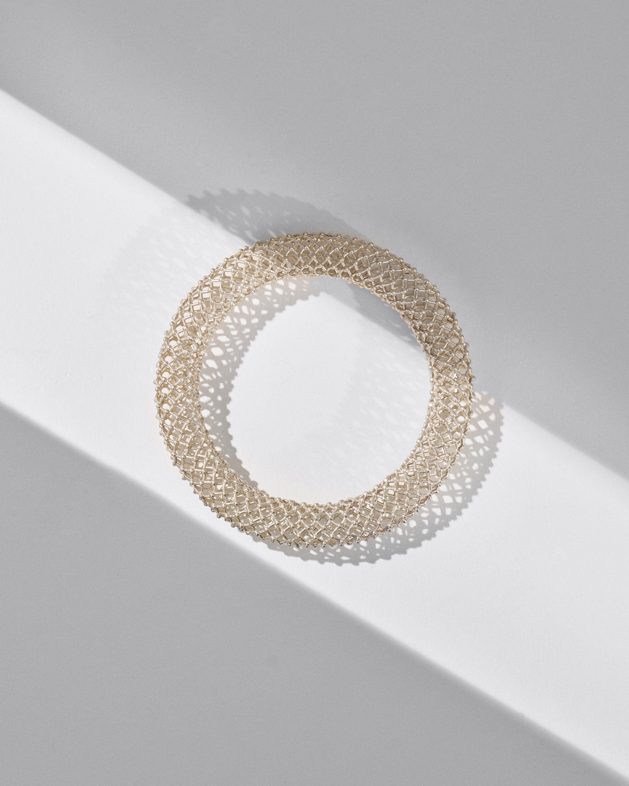 Infinity Bangle - Silver