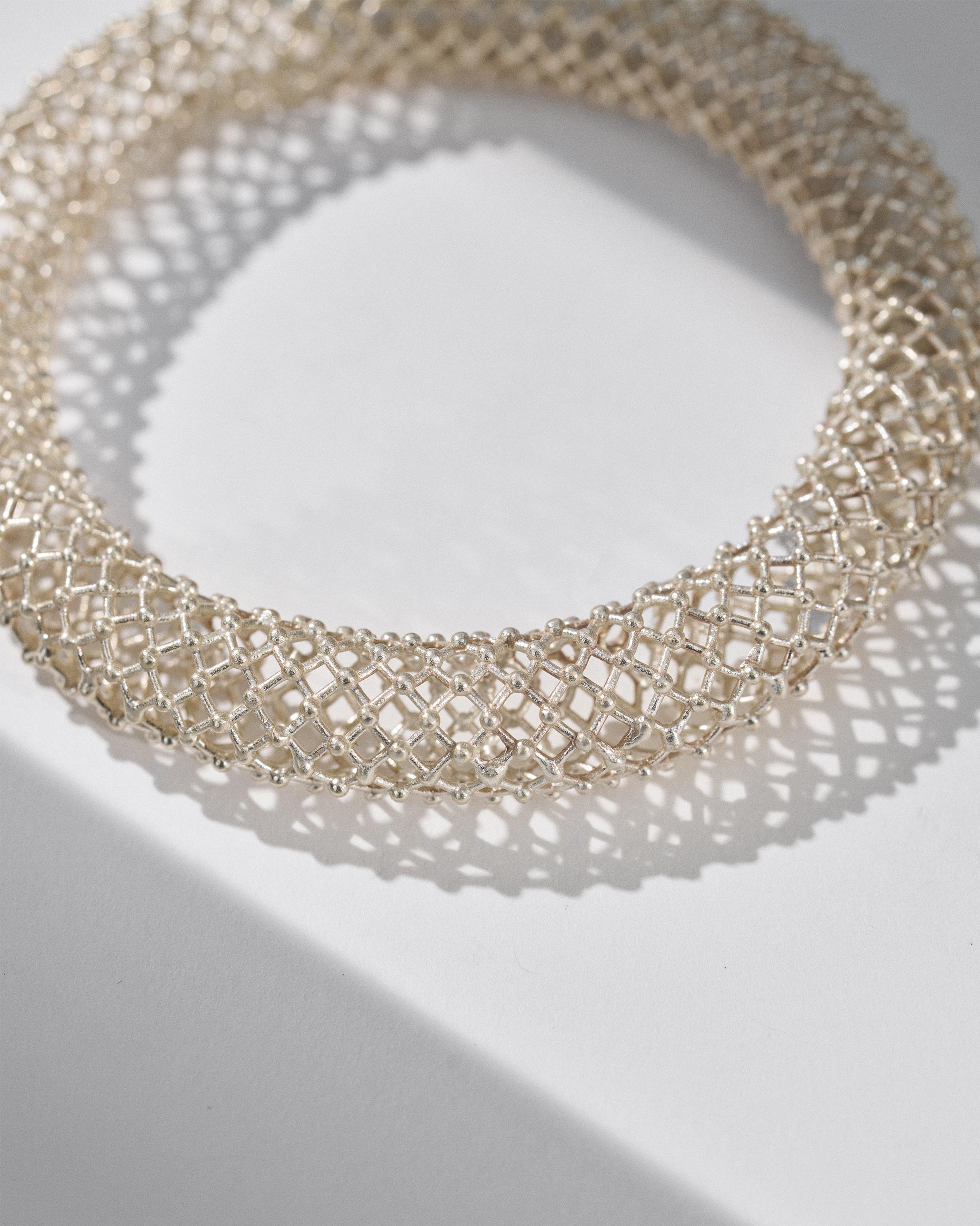 Infinity Bangle - Silver