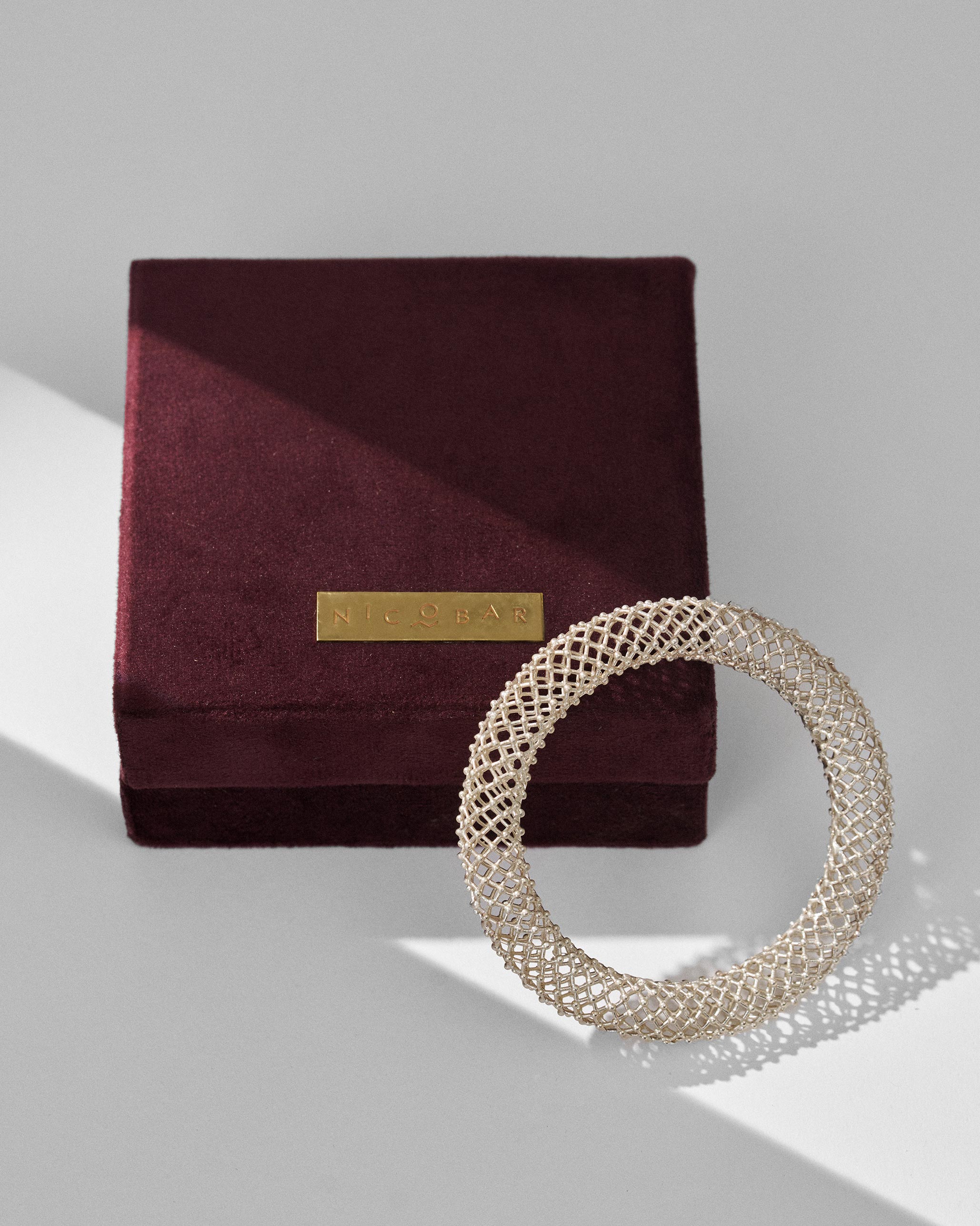 Infinity Bangle - Silver