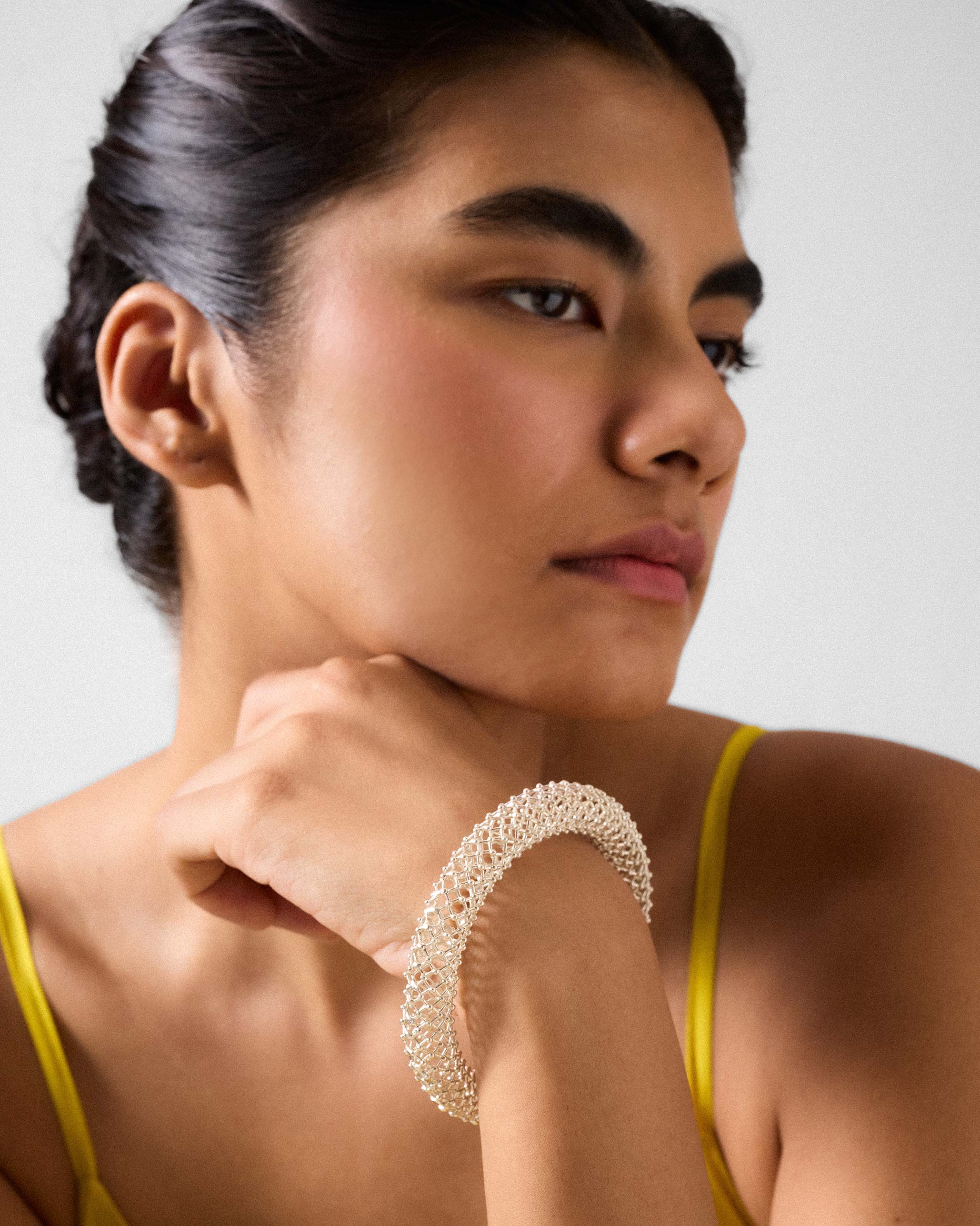 Infinity Bangle - Silver