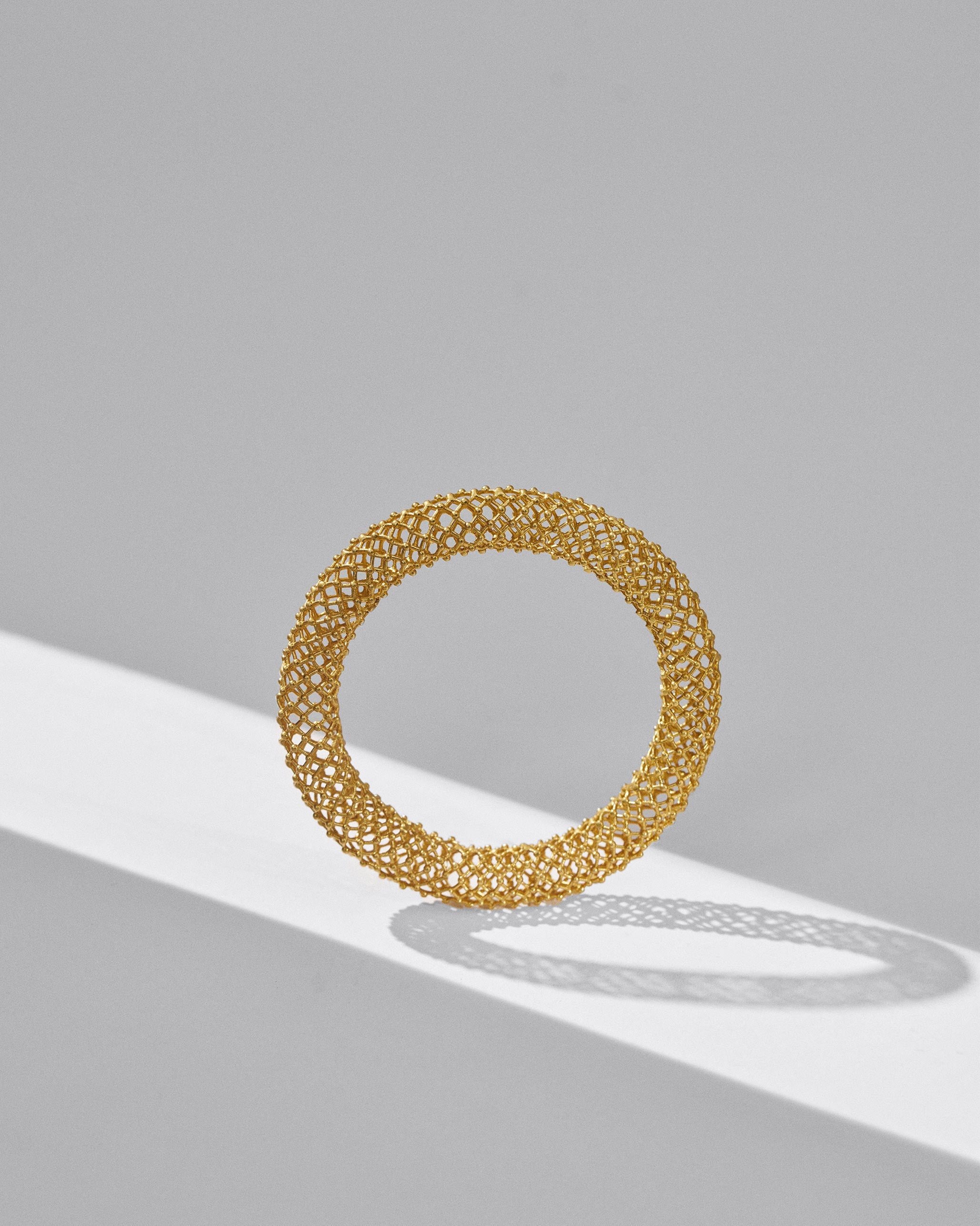 Infinity Bangle - Antique Gold