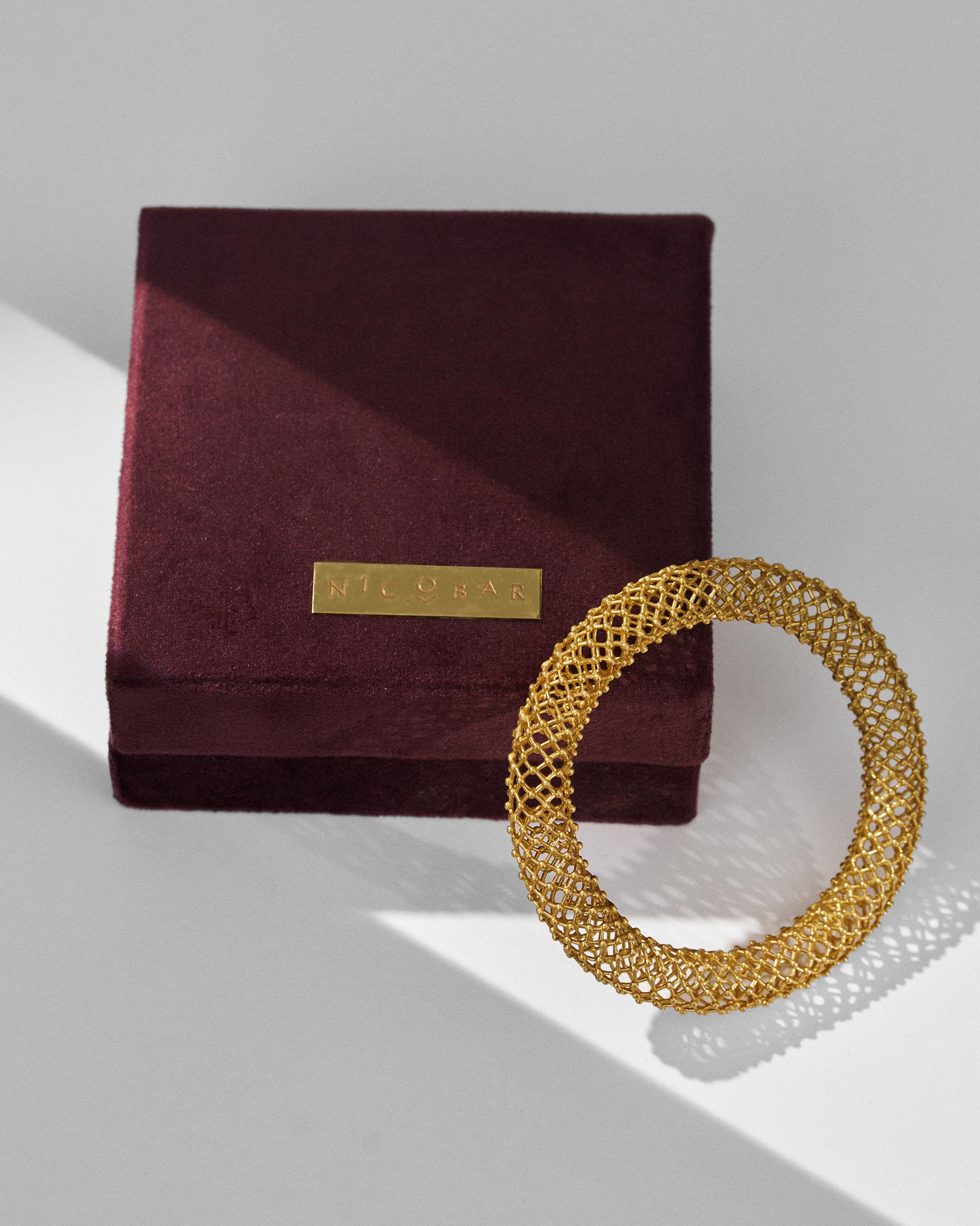 Infinity Bangle - Antique Gold