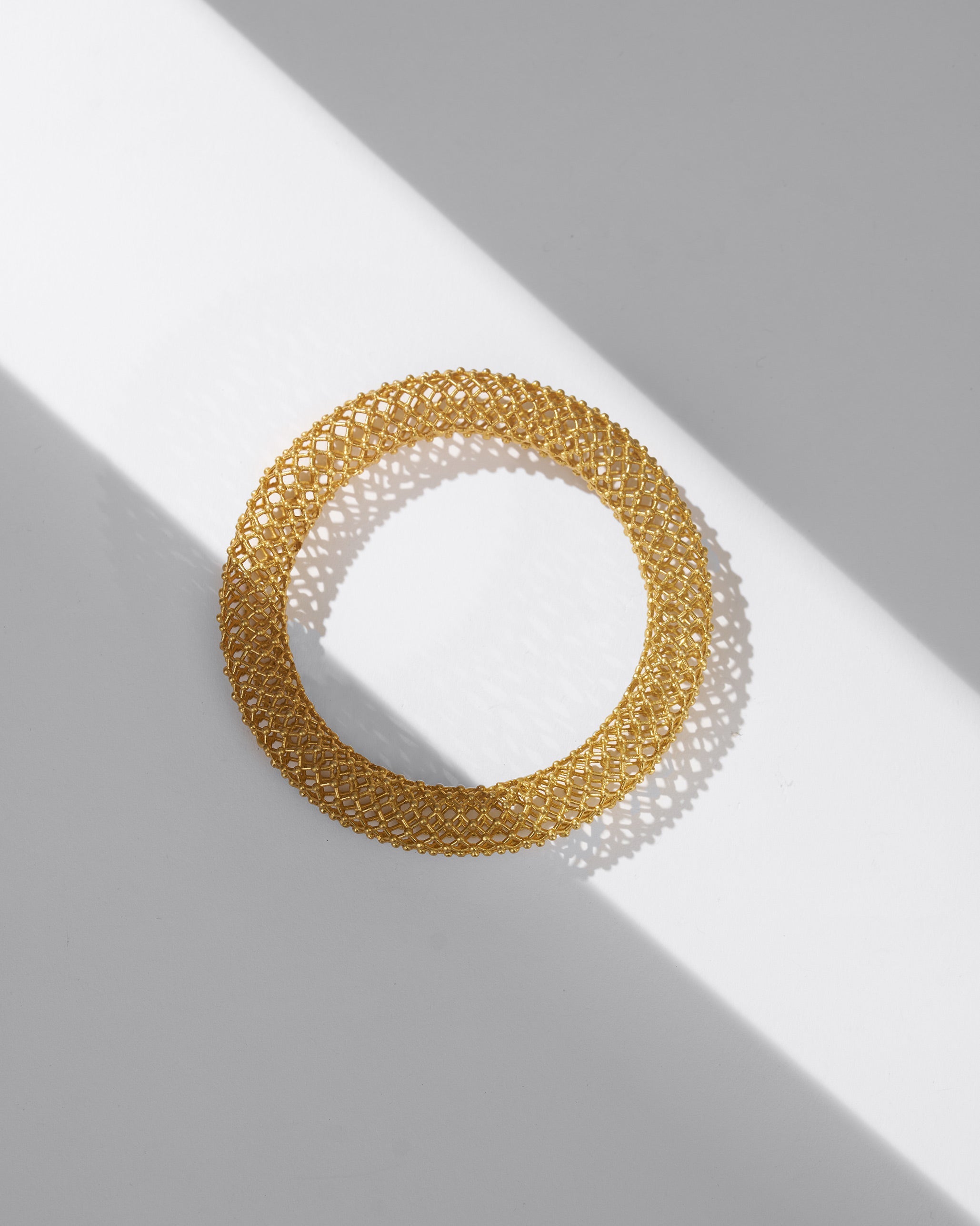 Infinity Bangle - Antique Gold