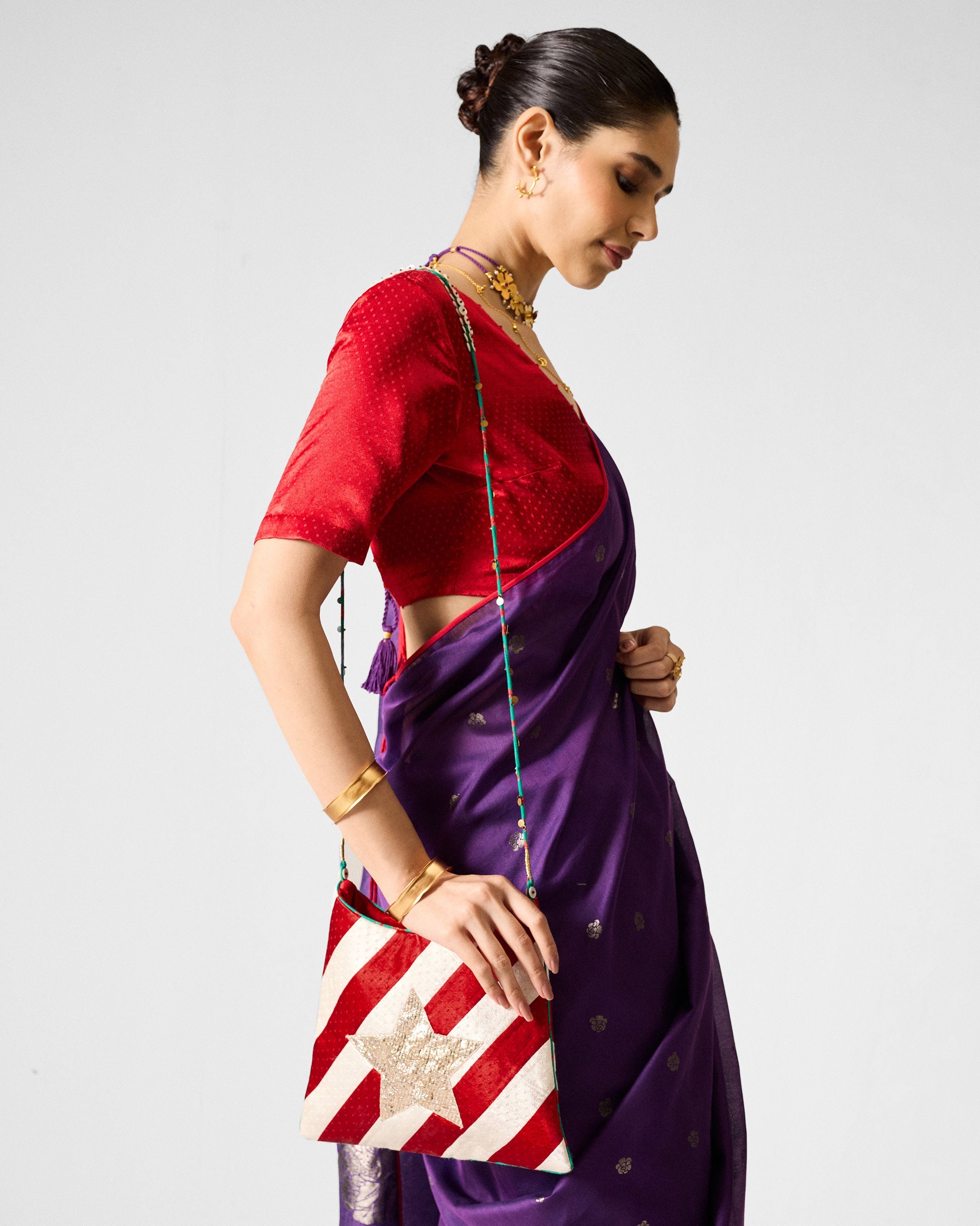 Muris Sling - Red & Ivory