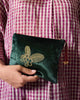 Plumeria Pouch - Green