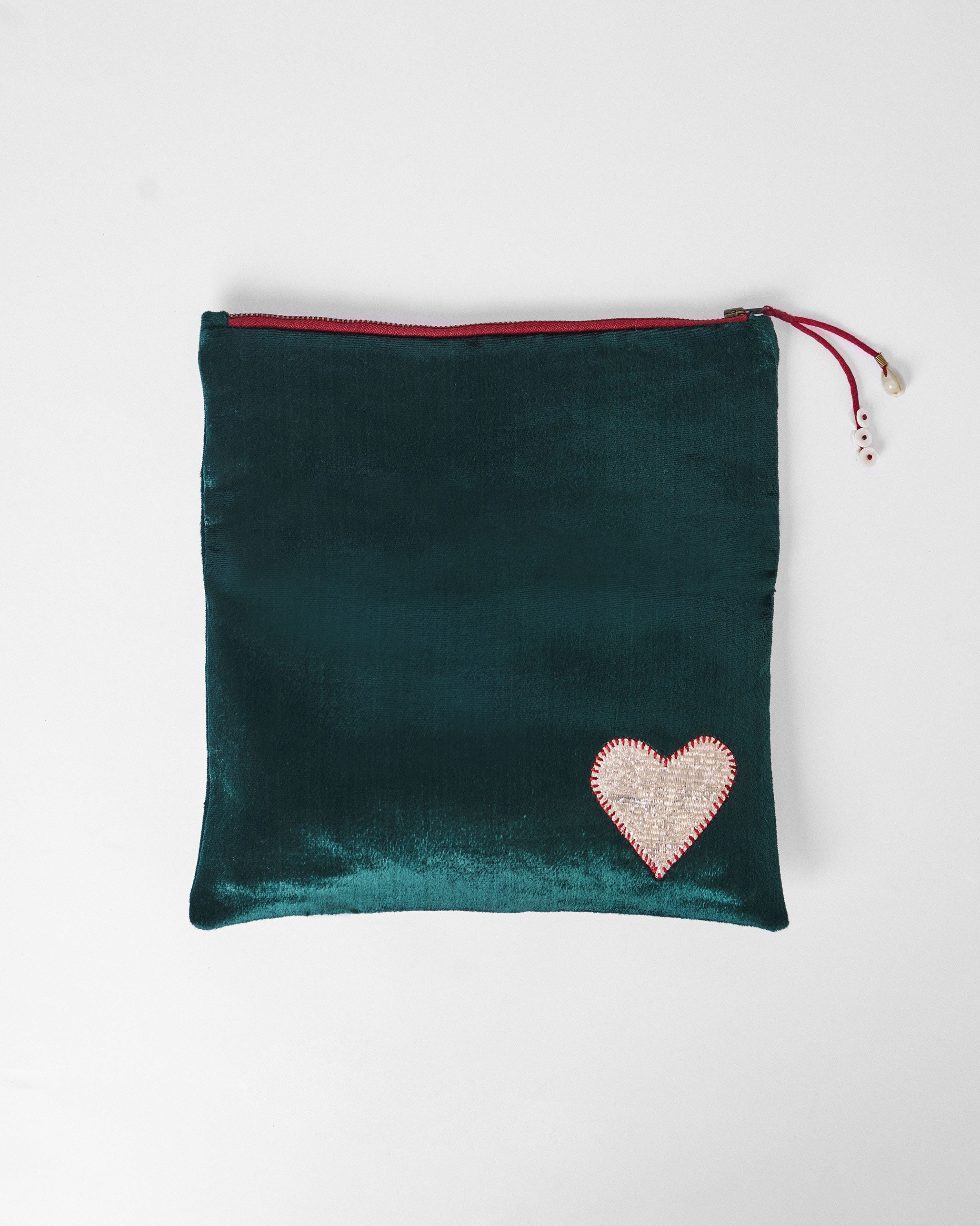 Fold Over Clutch - Green