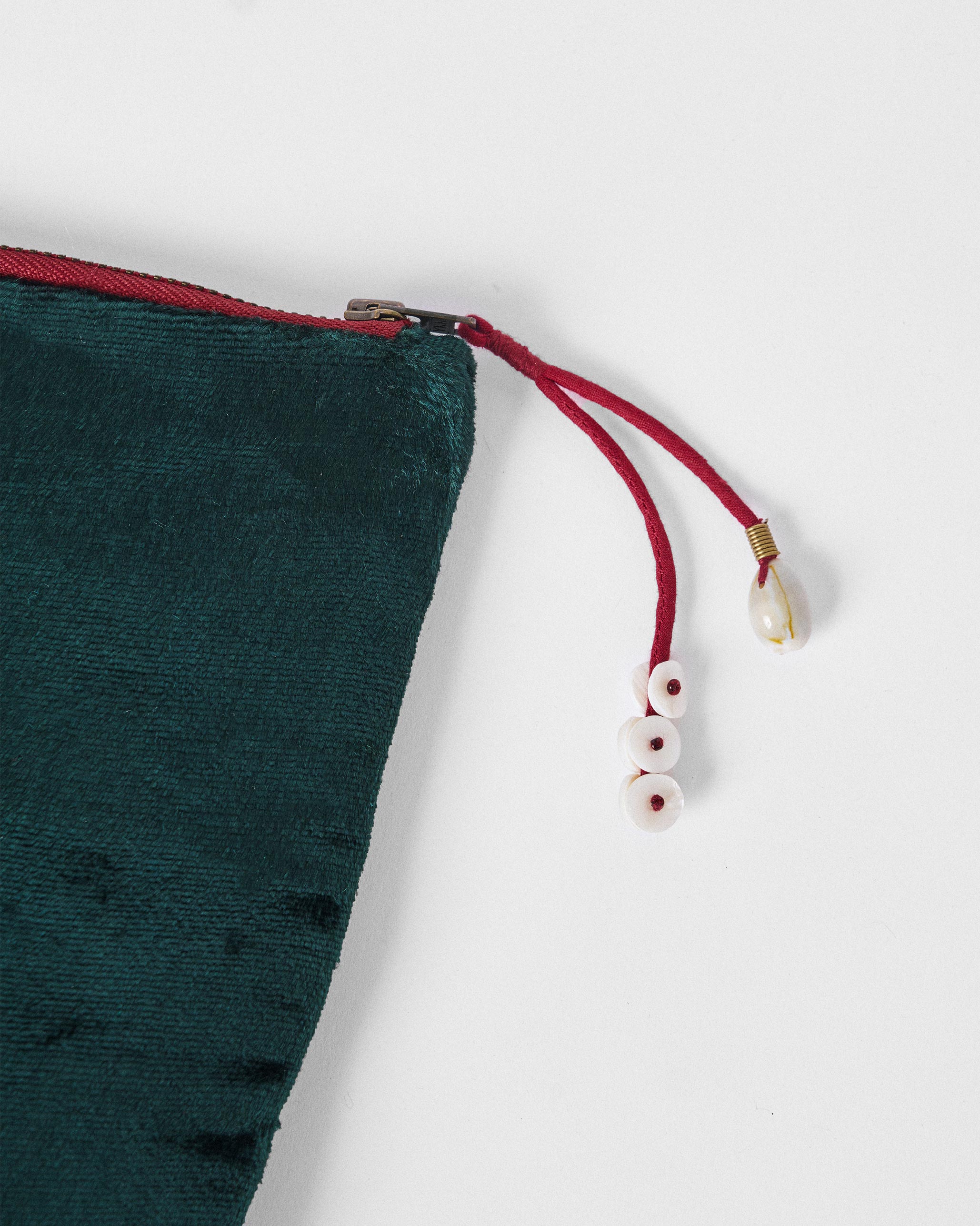 Fold Over Clutch - Green