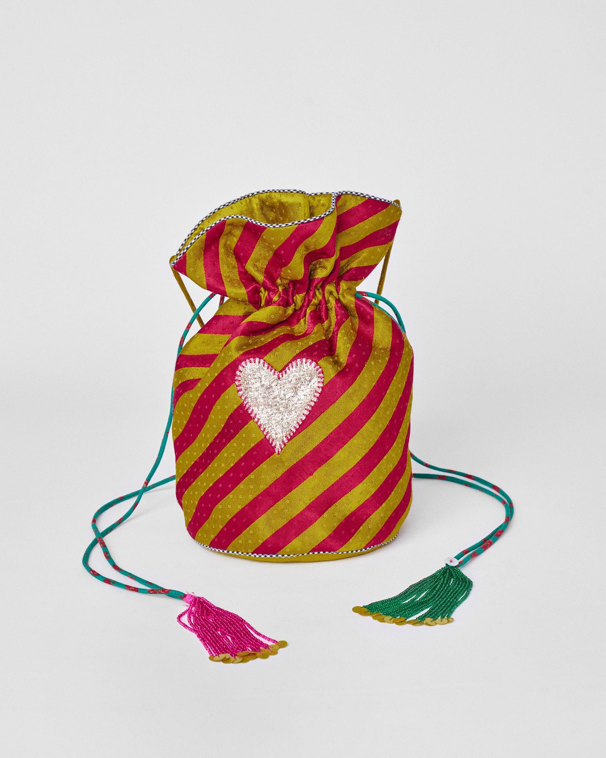 Raya Potli - Fuschia & Chartreuse