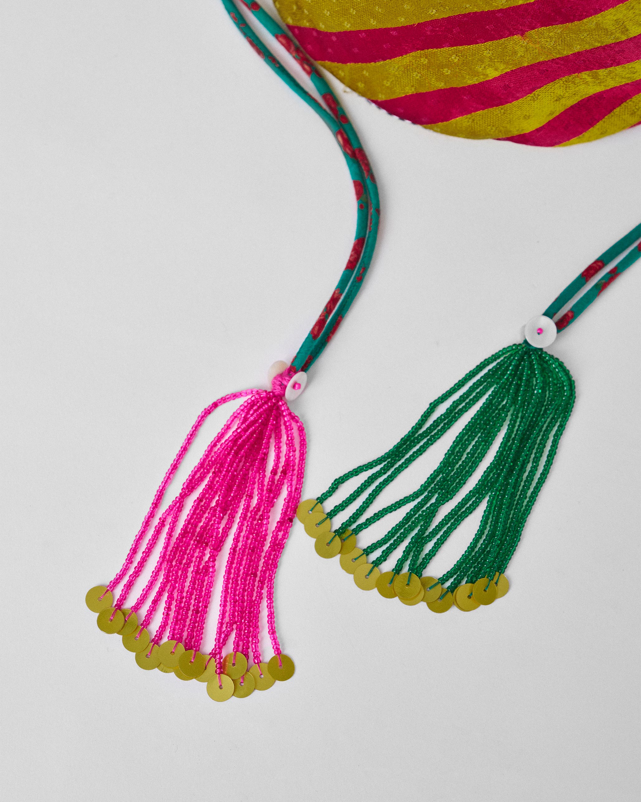 Raya Potli - Fuschia & Chartreuse