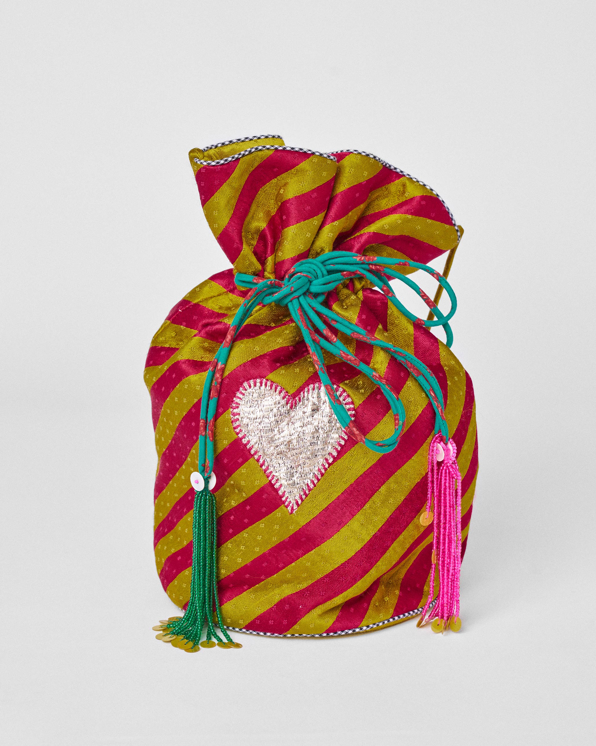 Raya Potli - Fuschia & Chartreuse