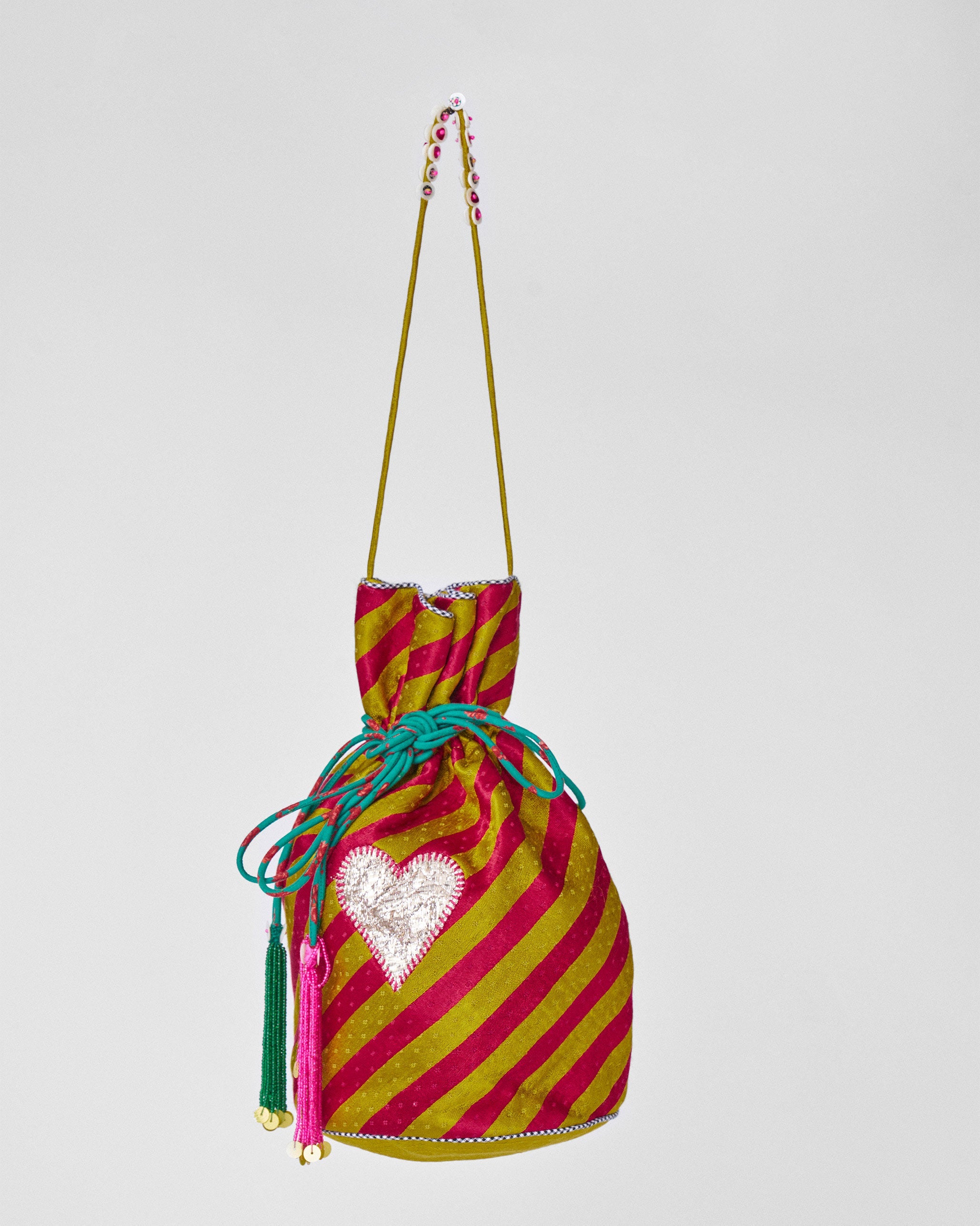 Raya Potli - Fuschia & Chartreuse