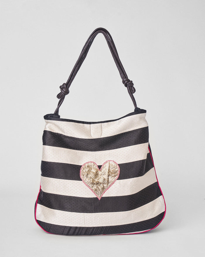 Nomad Tote - Black & Ivory