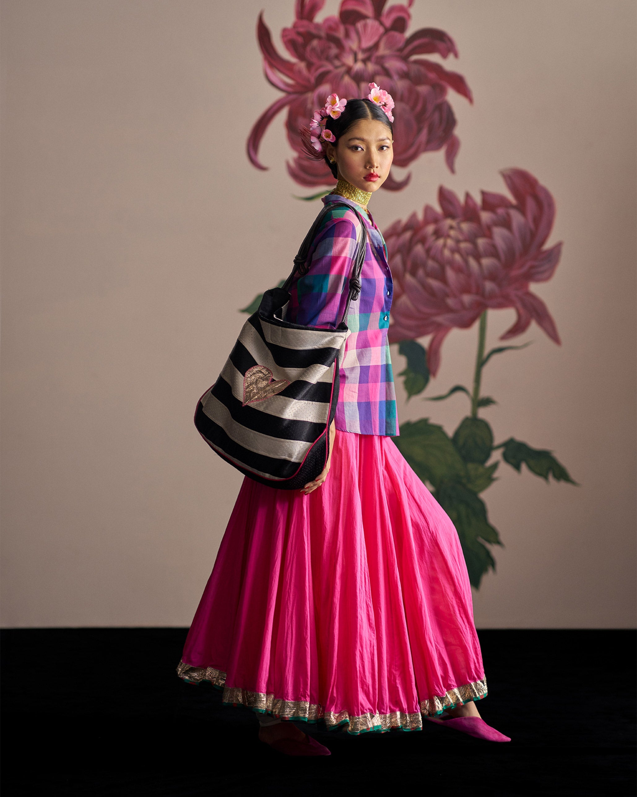 Nomad Tote - Black & Ivory