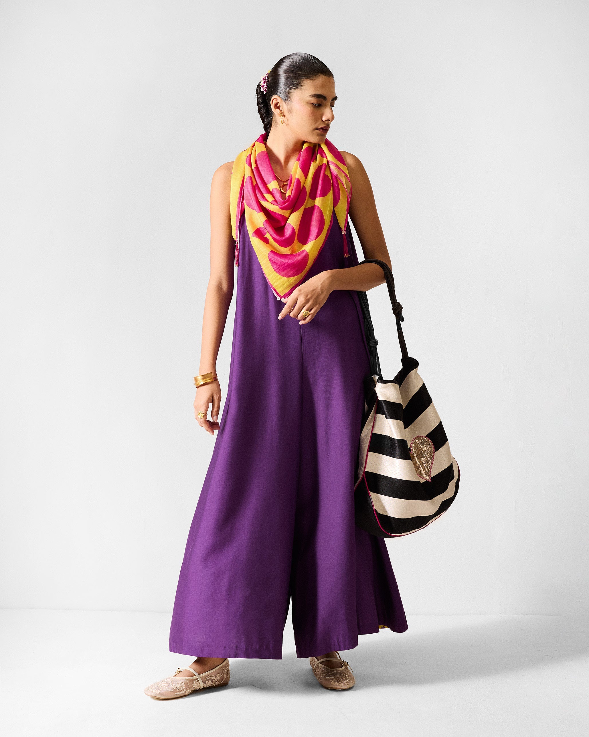 Nomad Tote - Black & Ivory