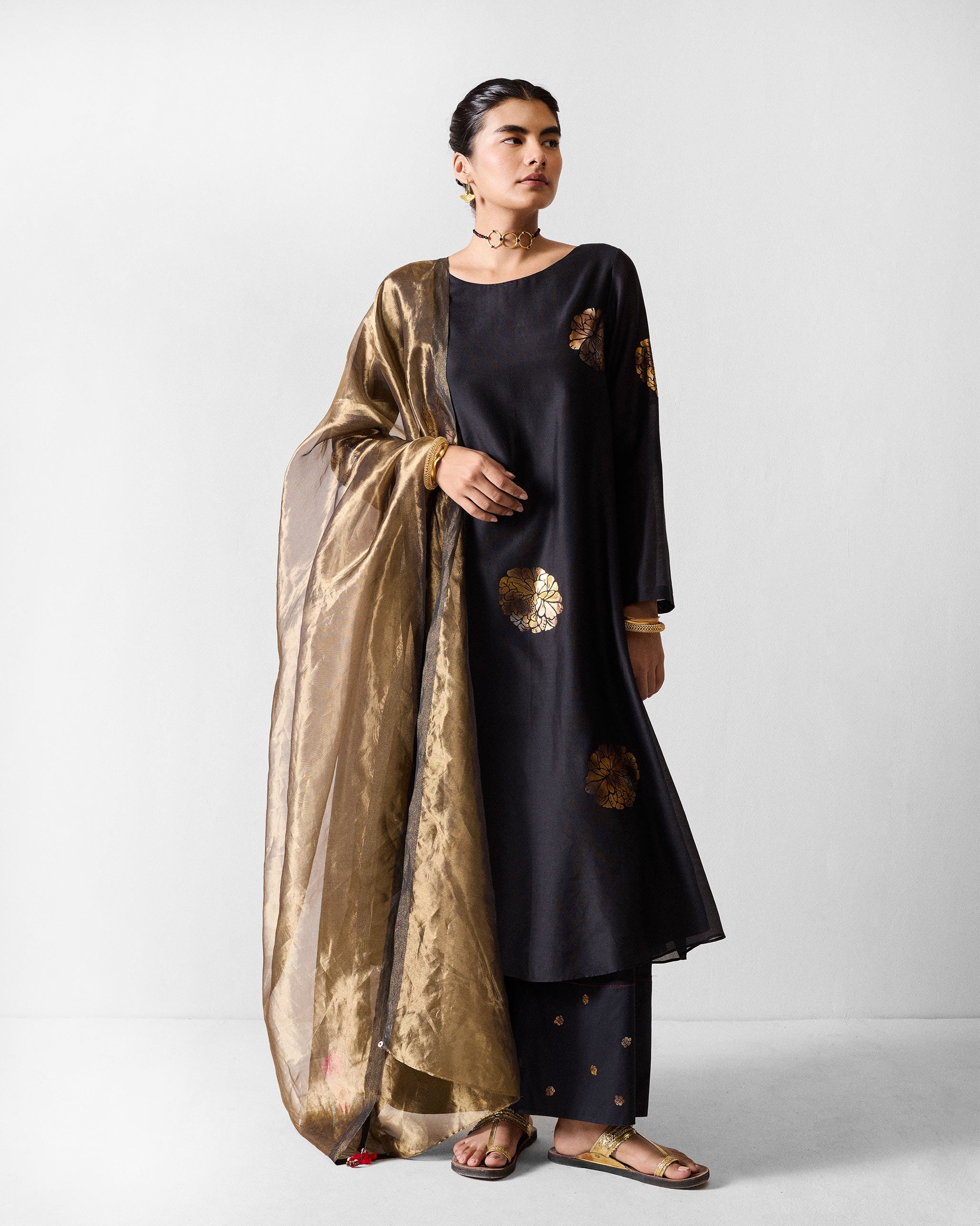 Reva Dupatta - Gold