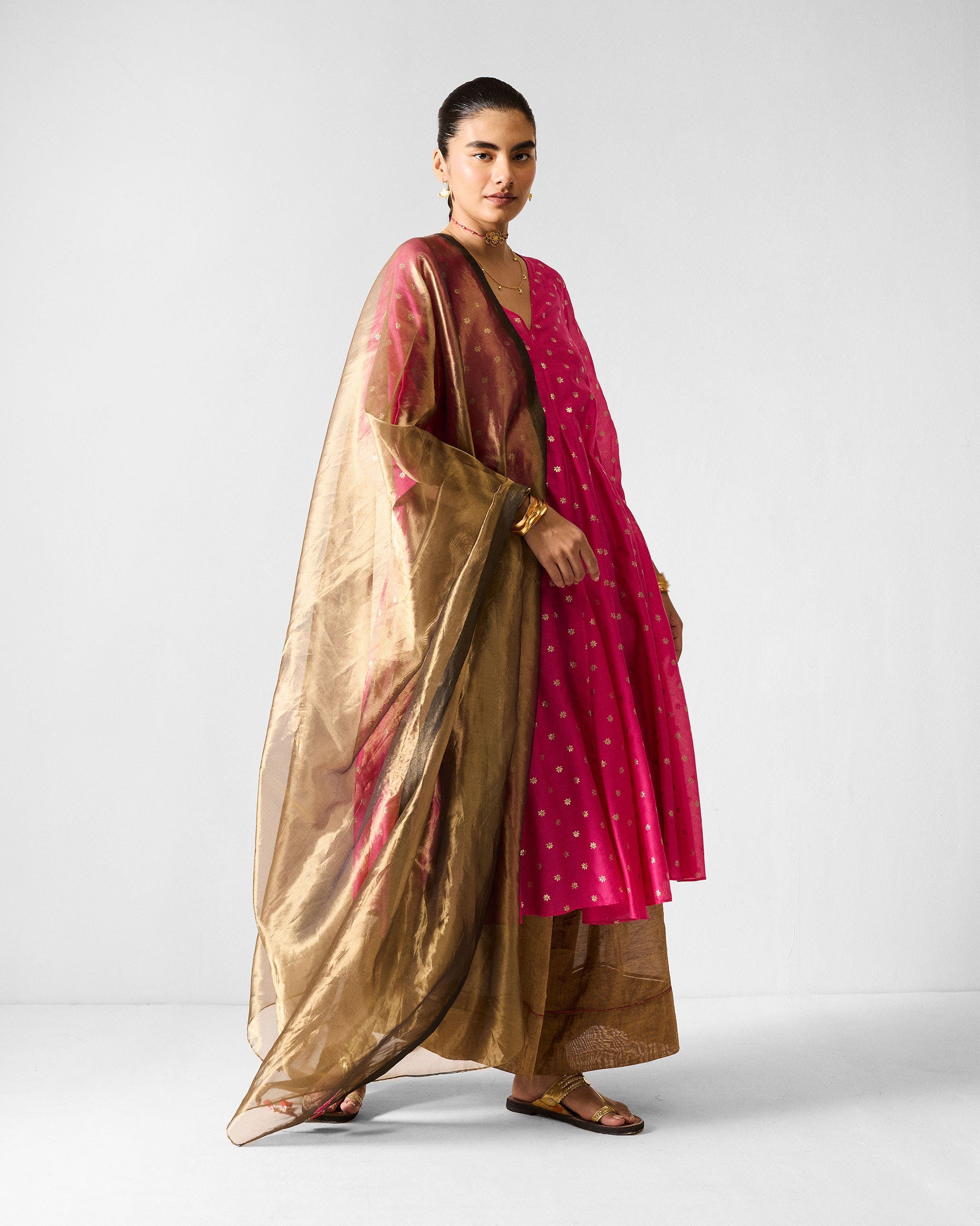 Reva Dupatta - Gold