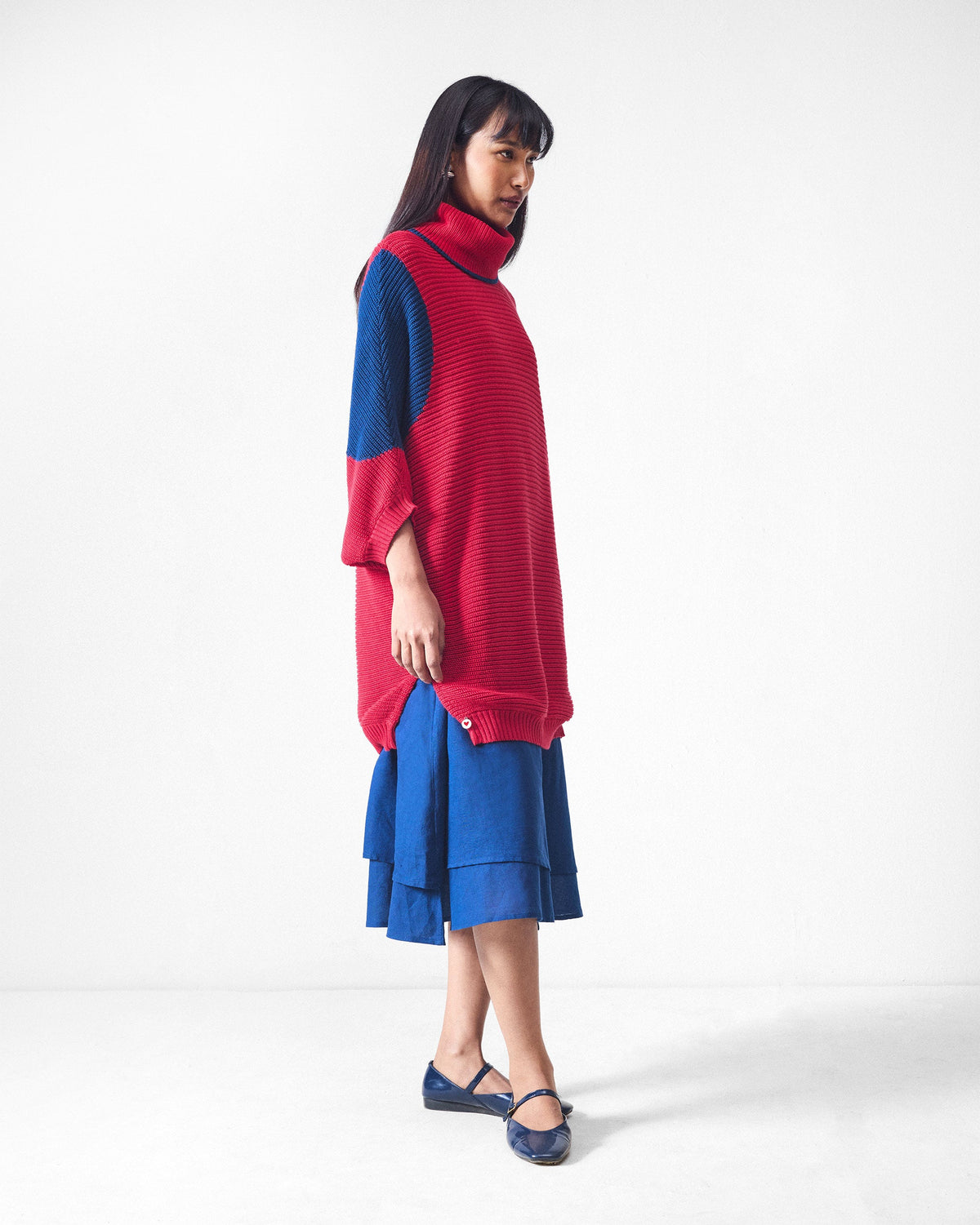 Tao Turtle Neck Sweater - Red