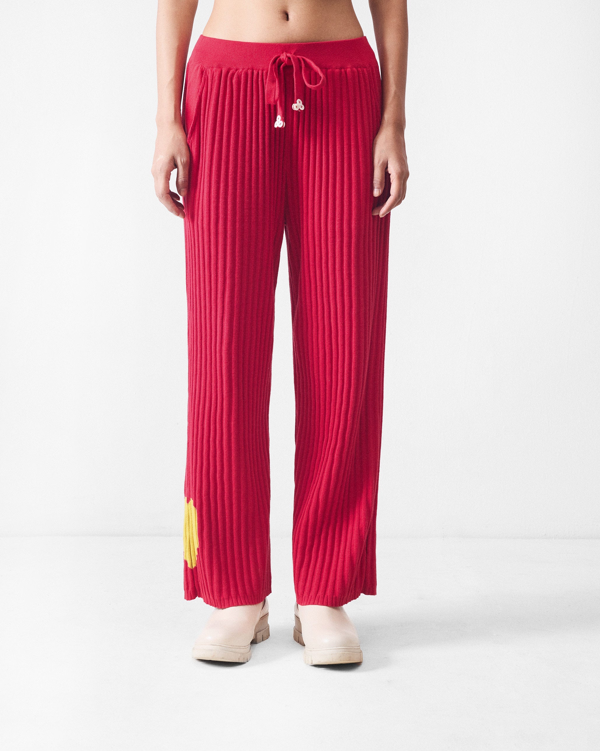 Stripey Pants - Red