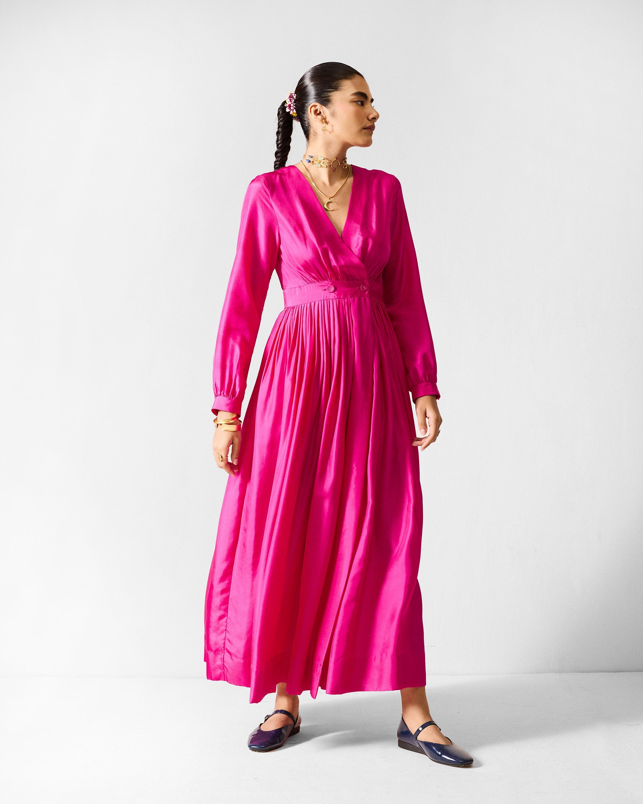Nico Dress - Fuchsia