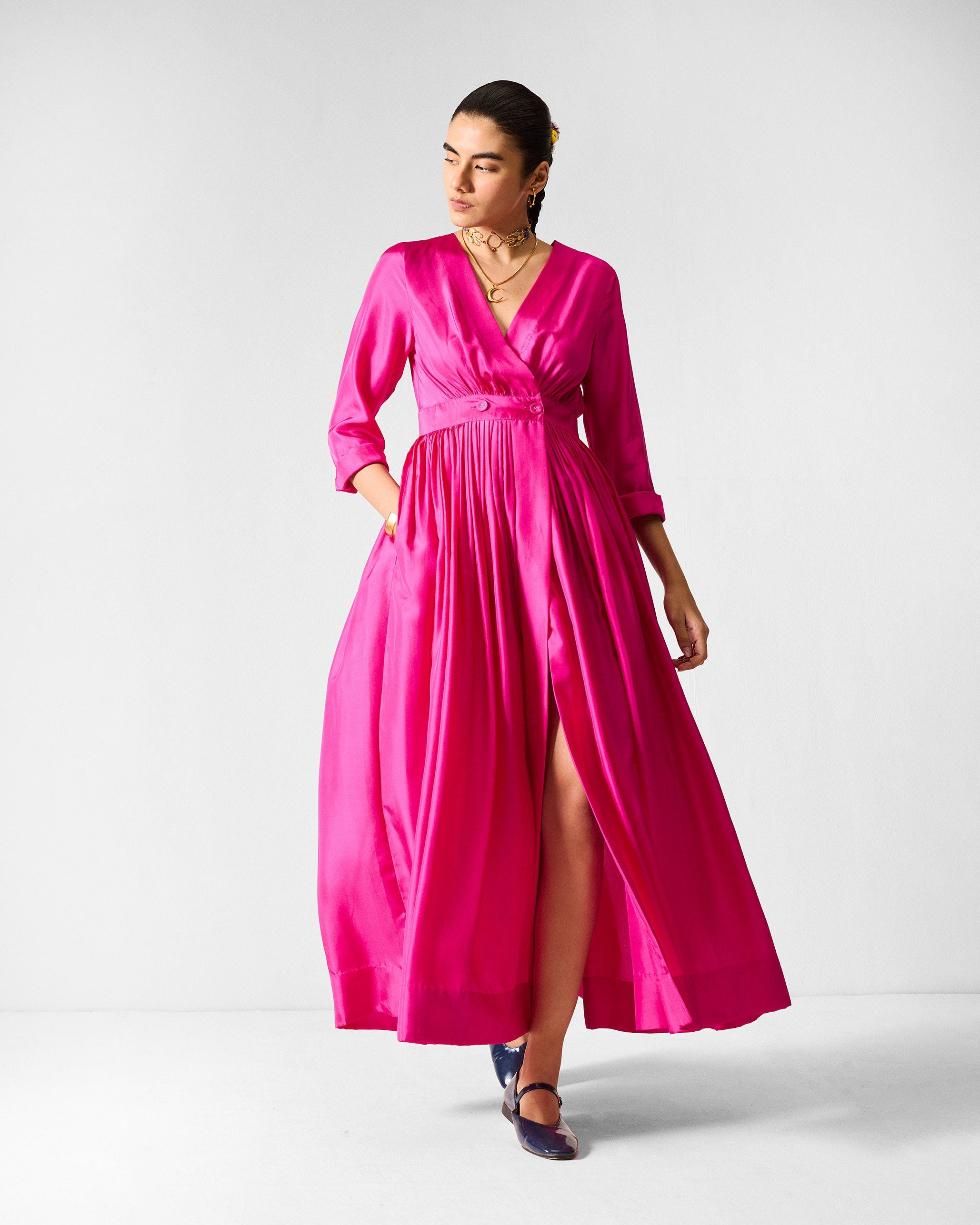 Nico Dress - Fuchsia