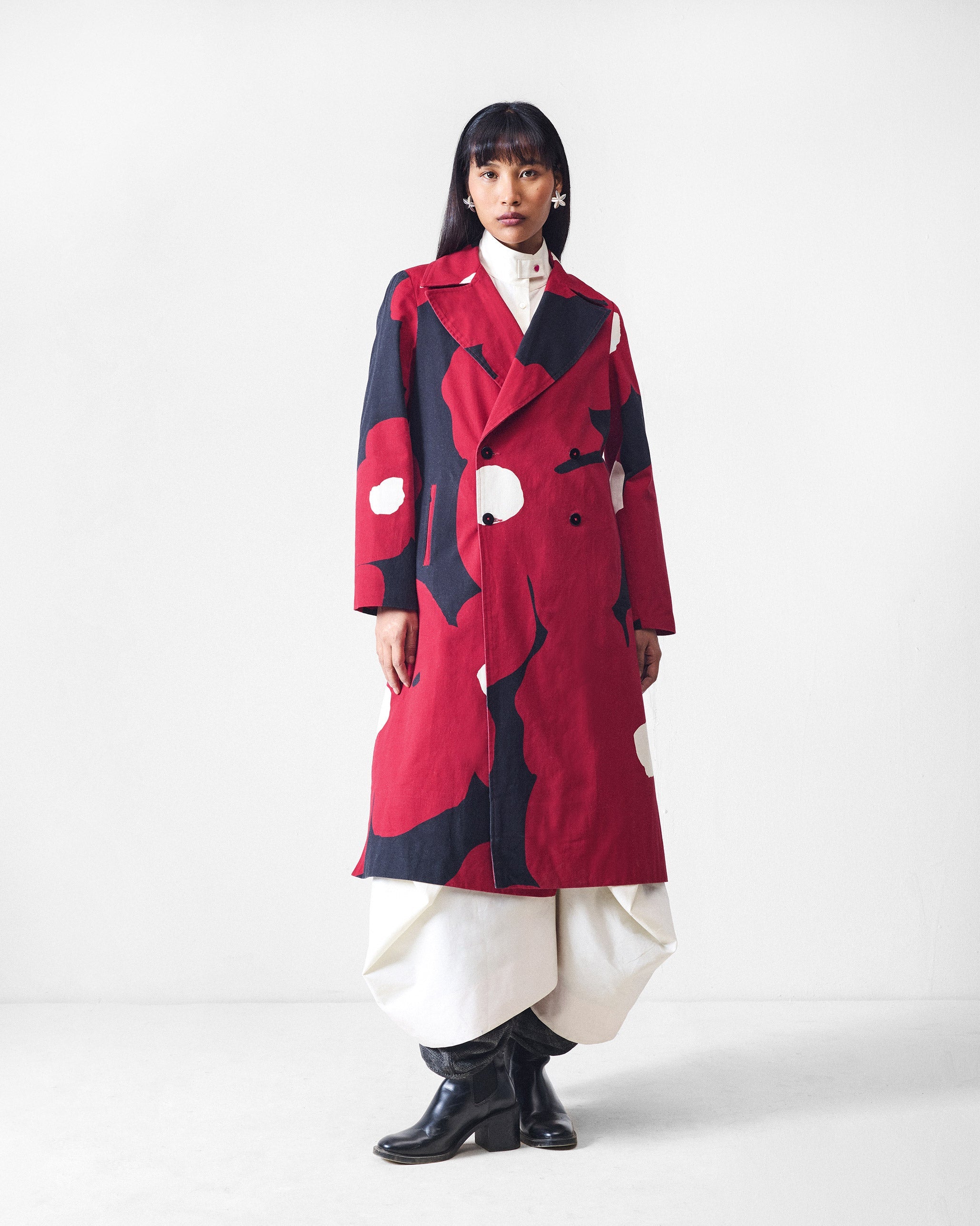 Flourish Jacket - Red & Black