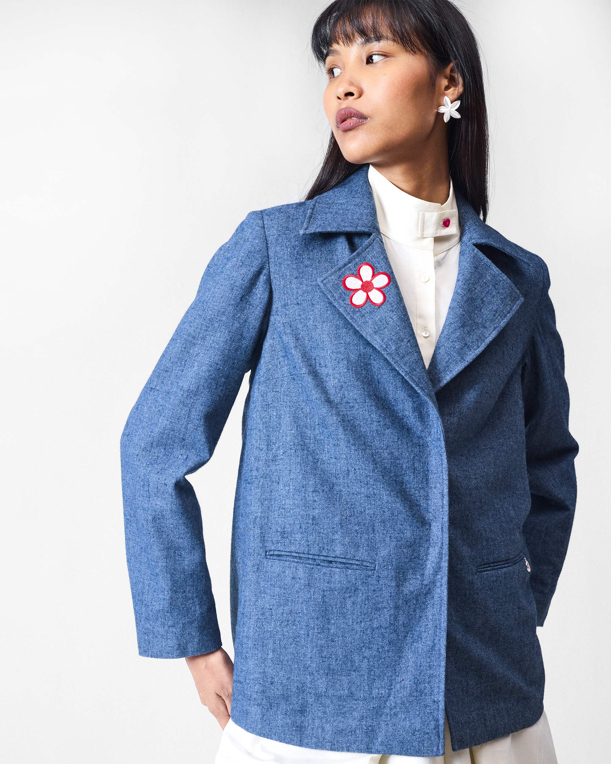 Trace Jacket - Dust Blue