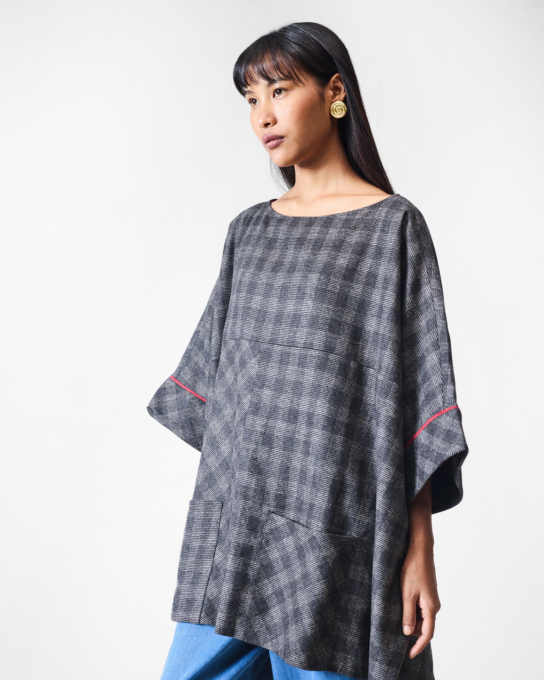 Fable Top - Black & Charcoal