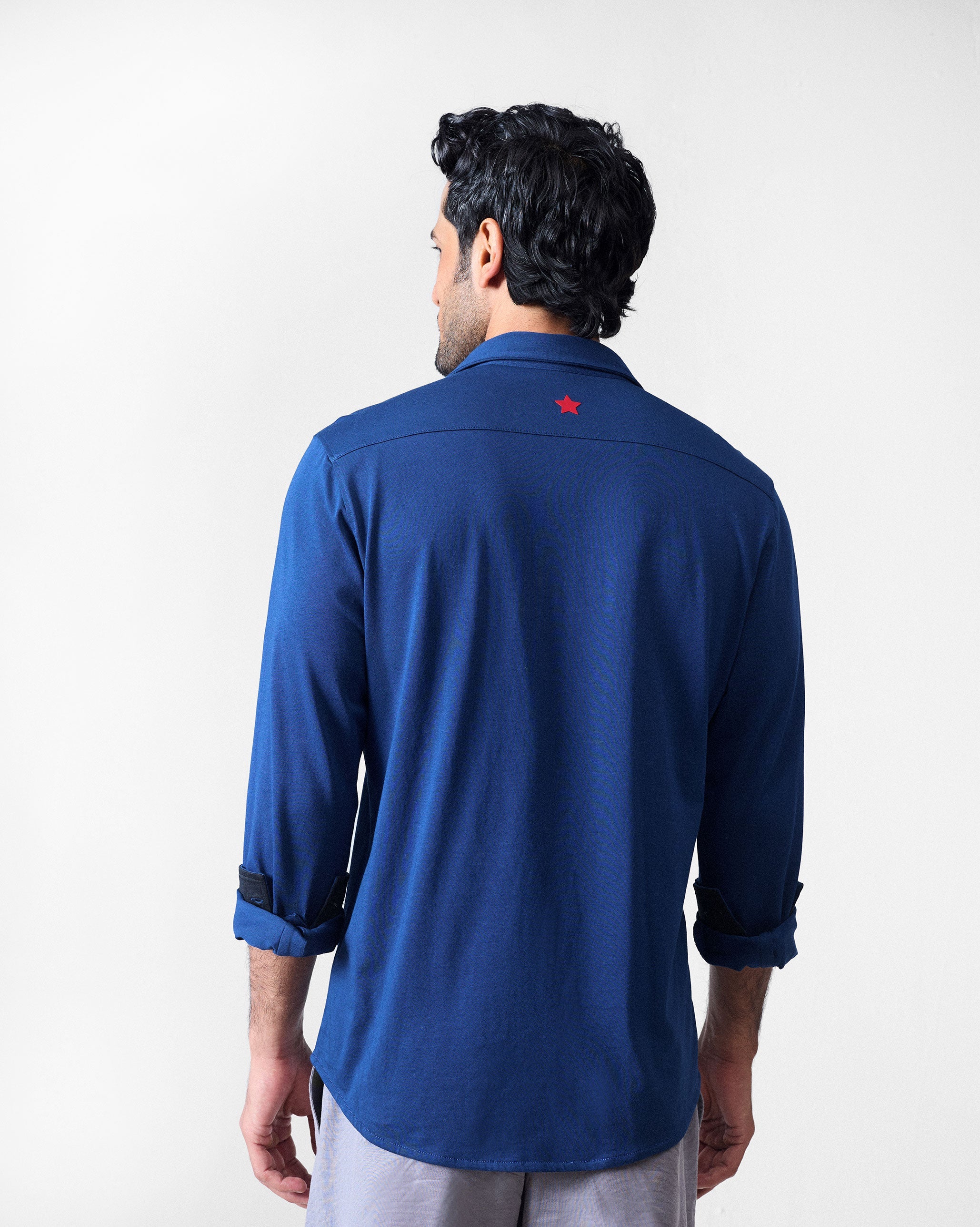 Abe Shirt - Navy Blue