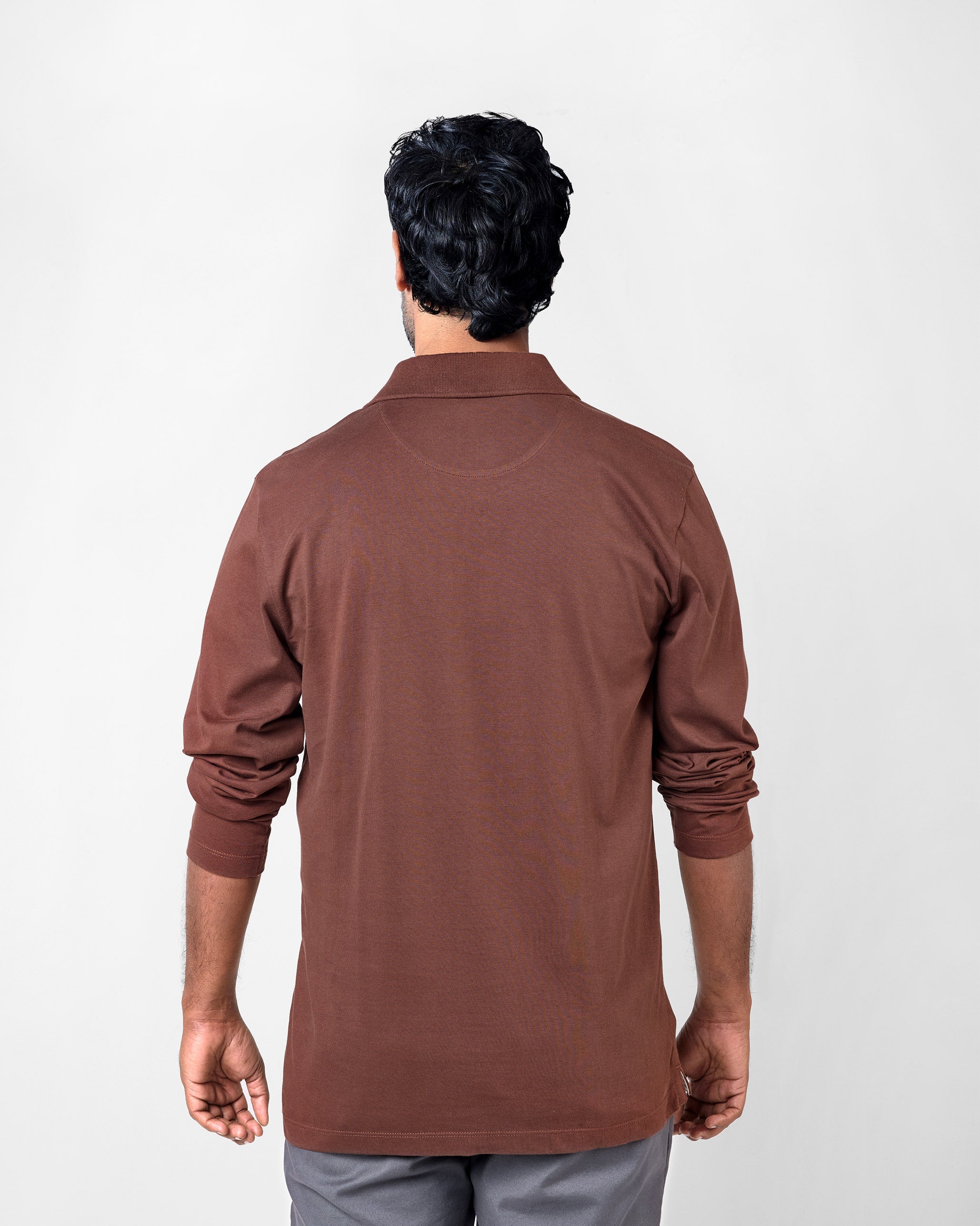 Haze Polo T-Shirt - Brown