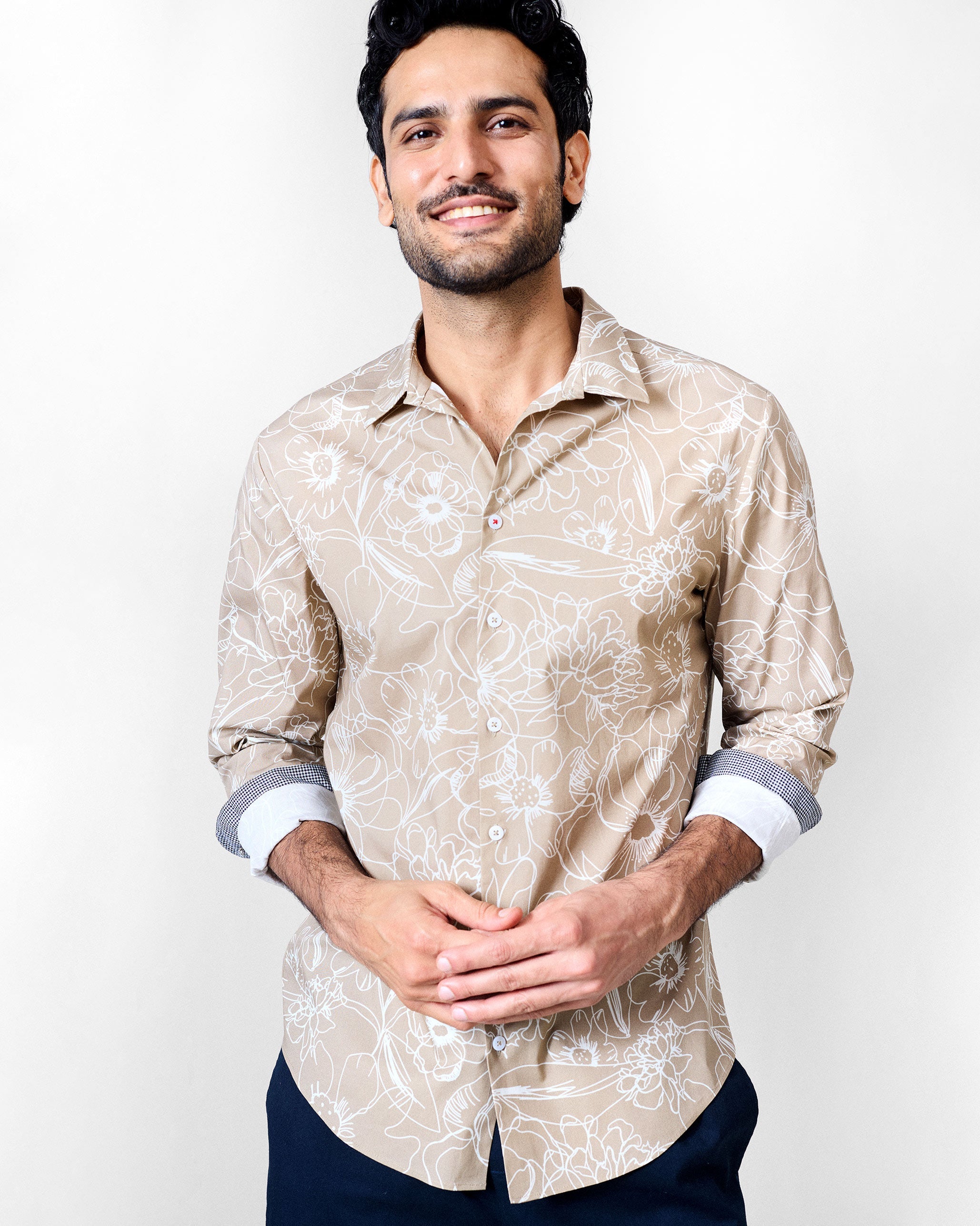 Hakuna Shirt - Light Brown Printed