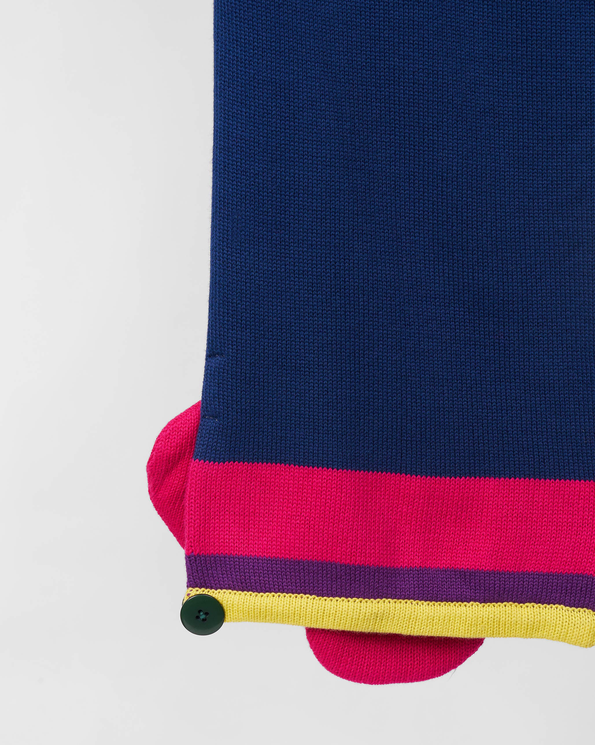 Tendril Scarf - Navy & Green