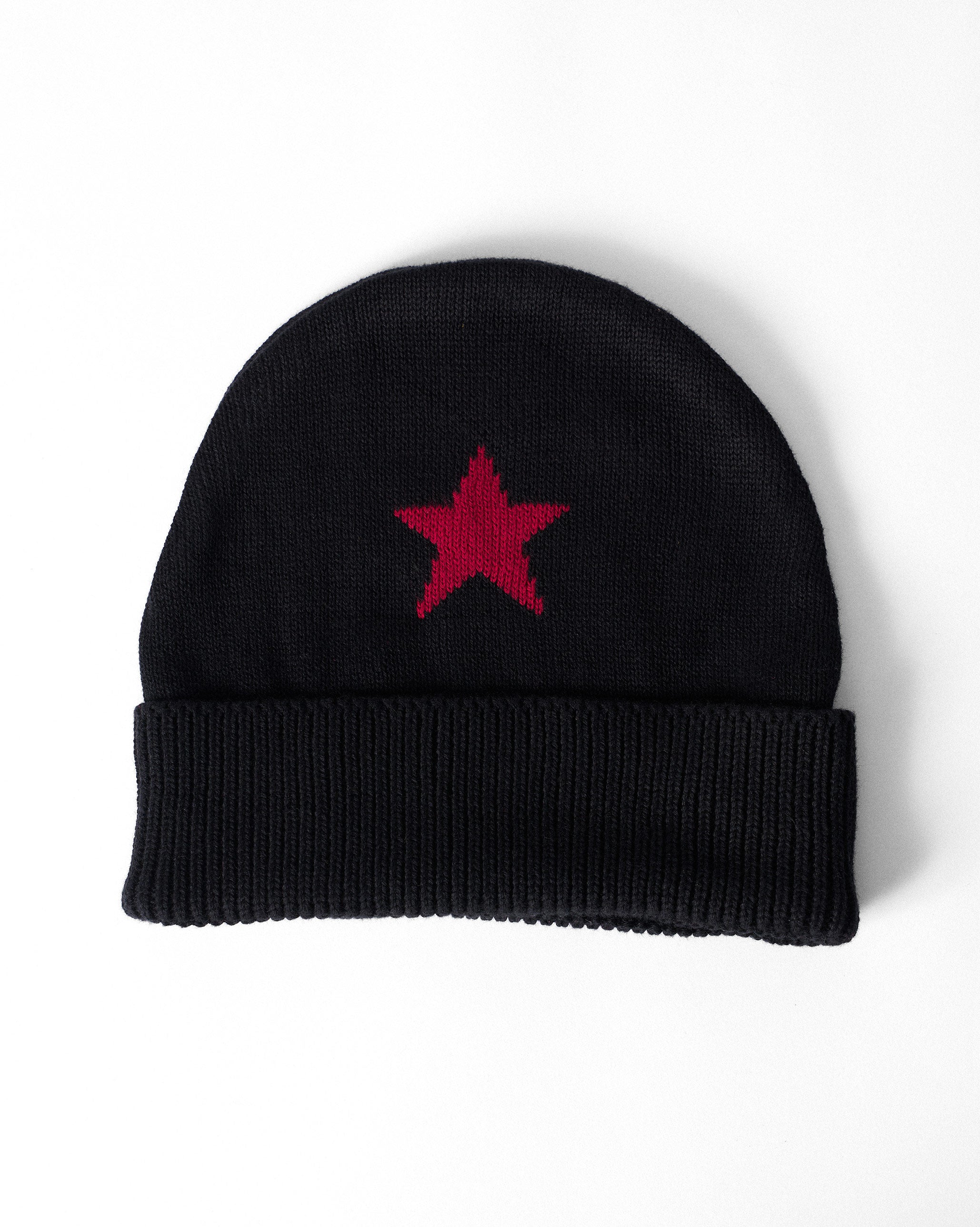 Star Code Beanie - Black & Red