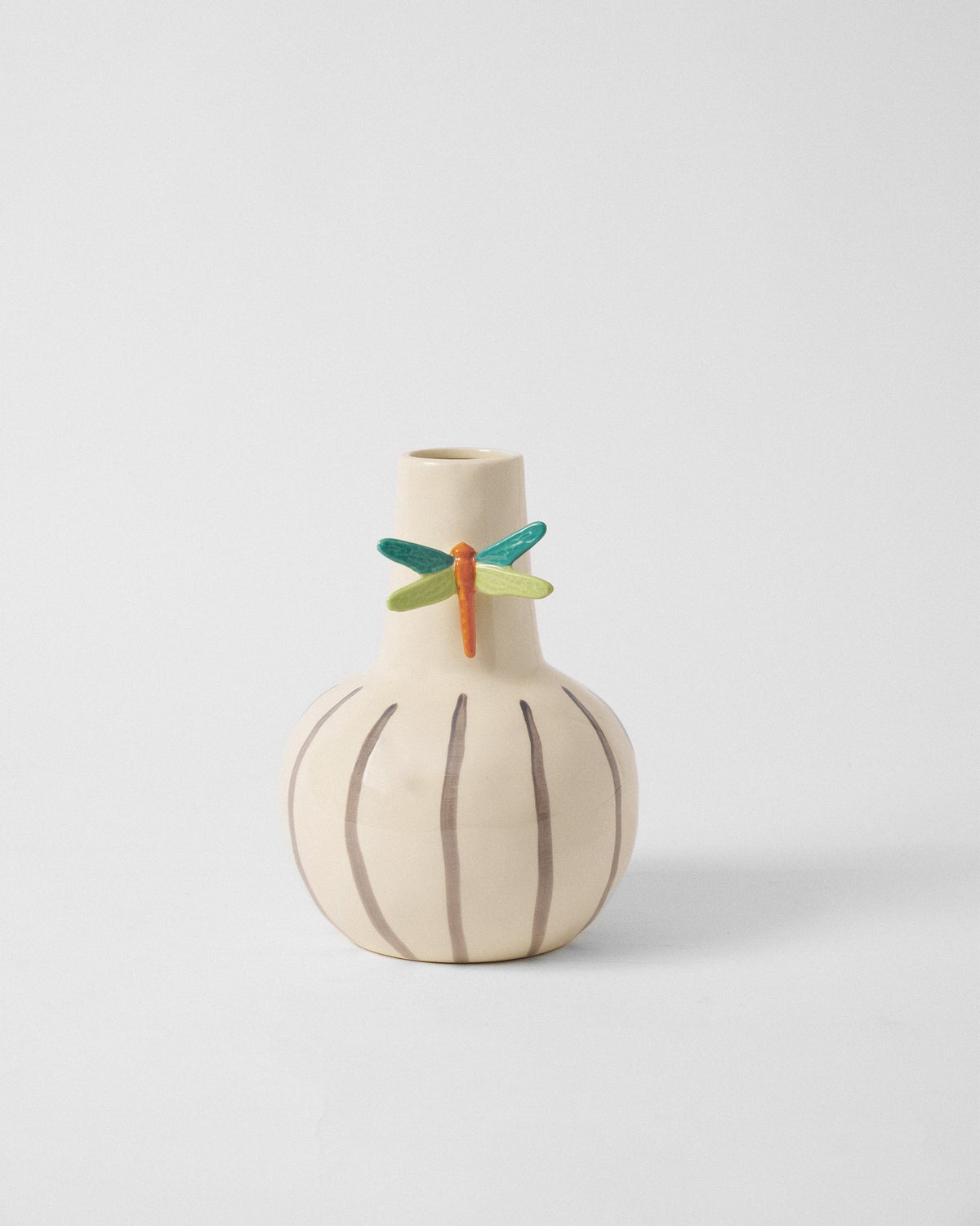 Dragonfly Stripe Vase