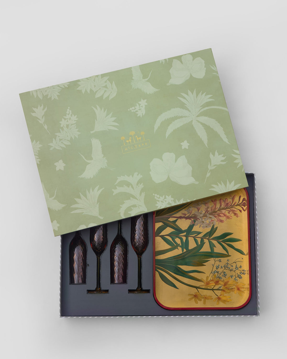 Botanical Barware Set