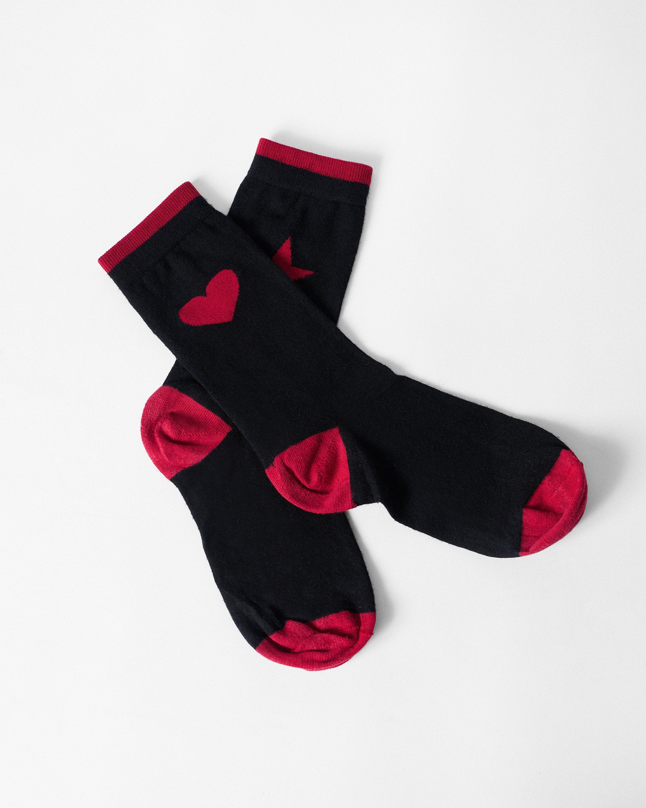 Power Pair Socks - Black & Red
