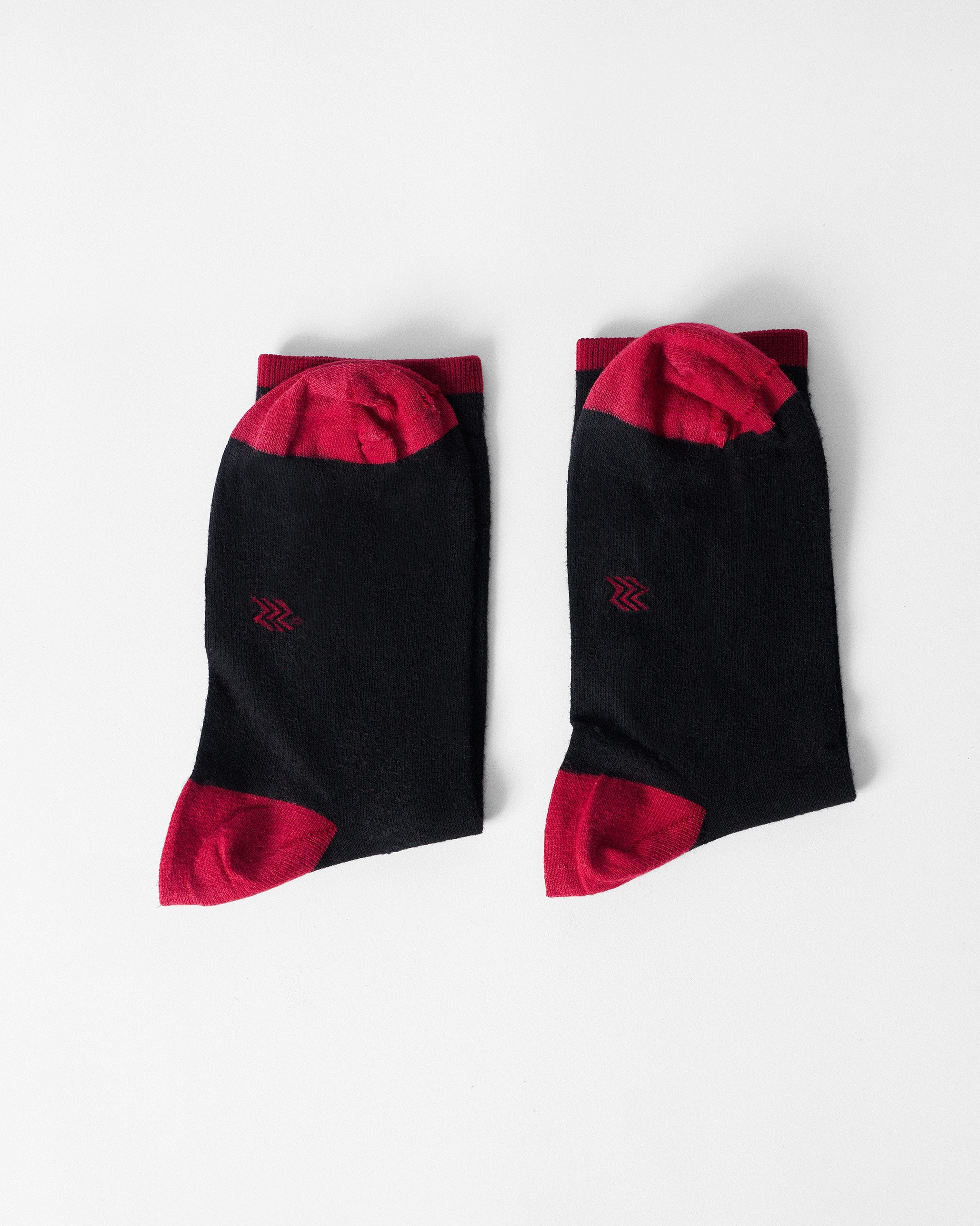 Power Pair Socks - Black & Red