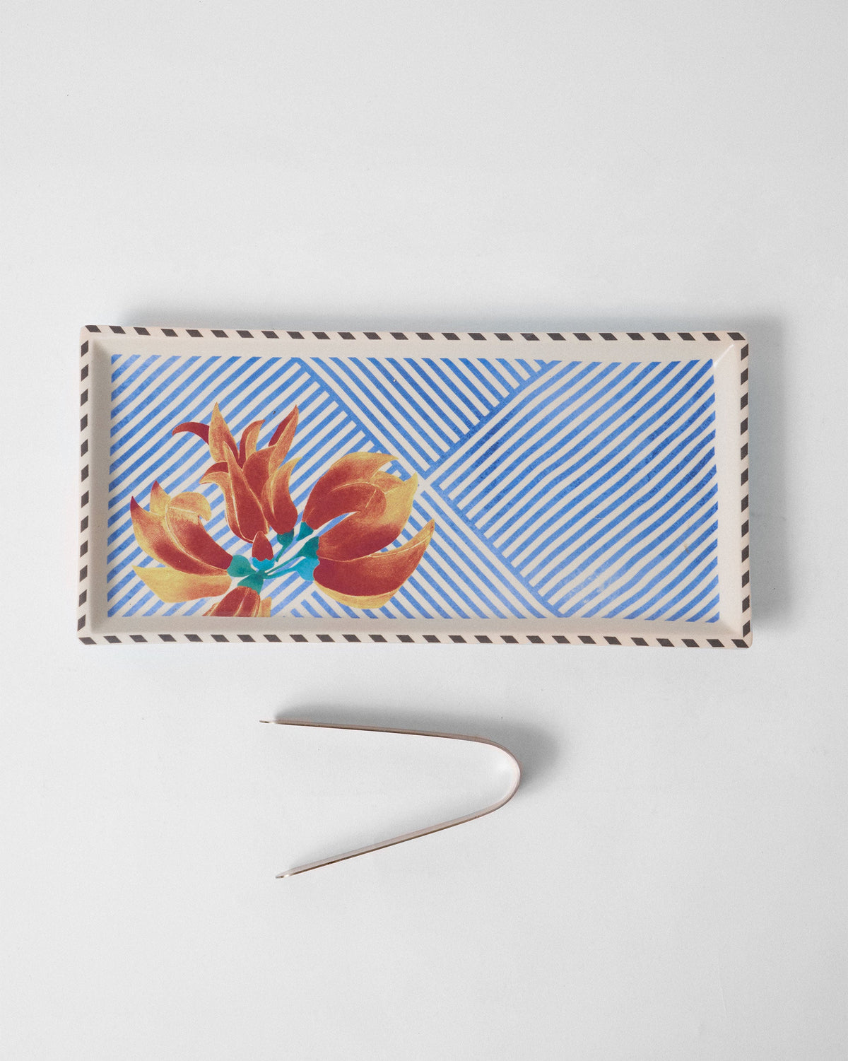 Palash Cookie Tray with Tong