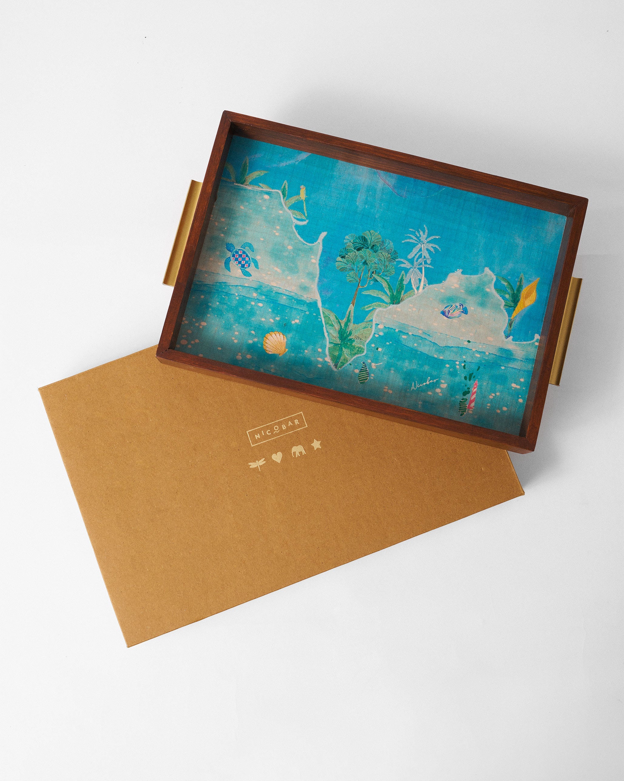 Indian Ocean Rectangle Tray