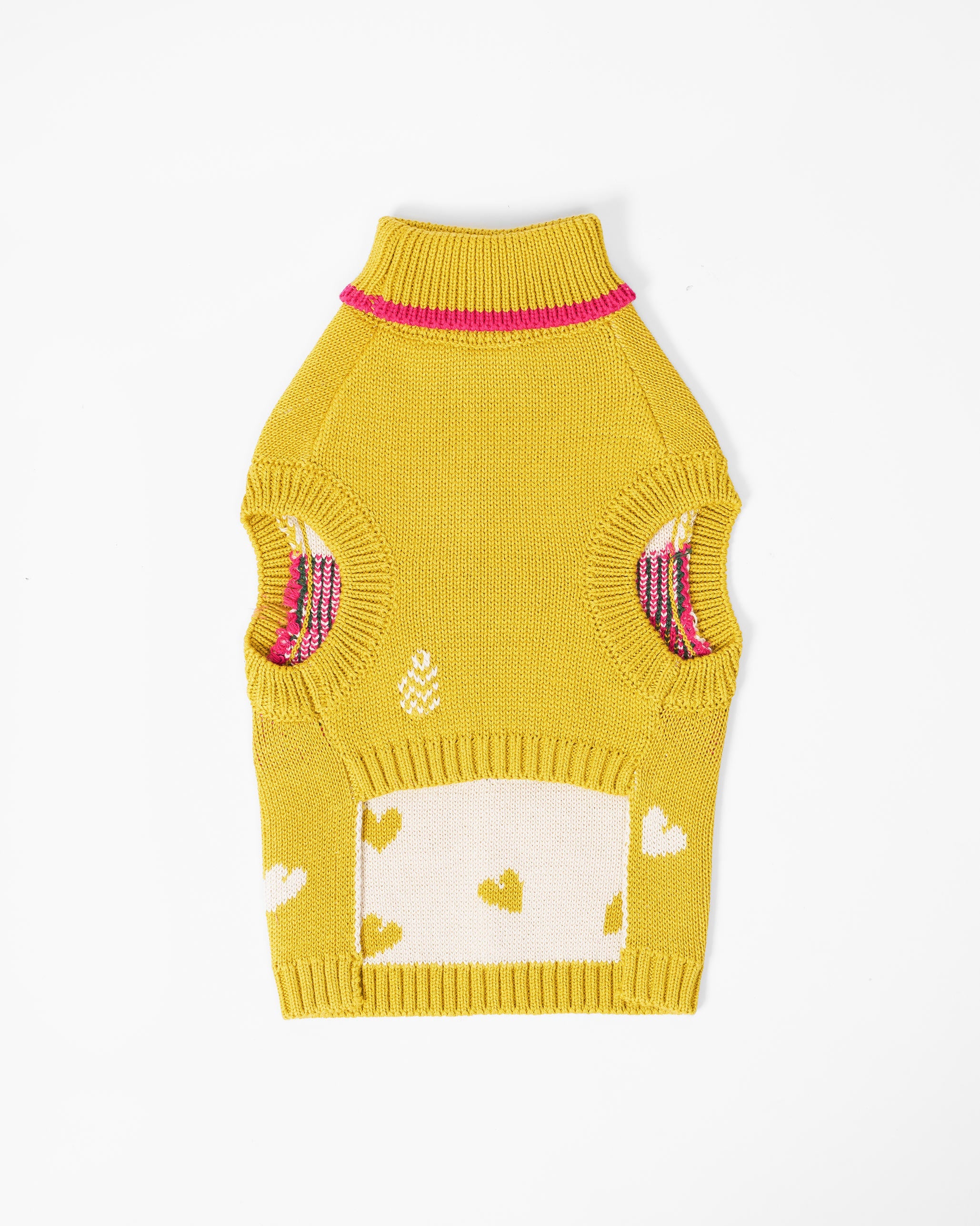 Jurassic Bark Dog Sweater - Chartreuse