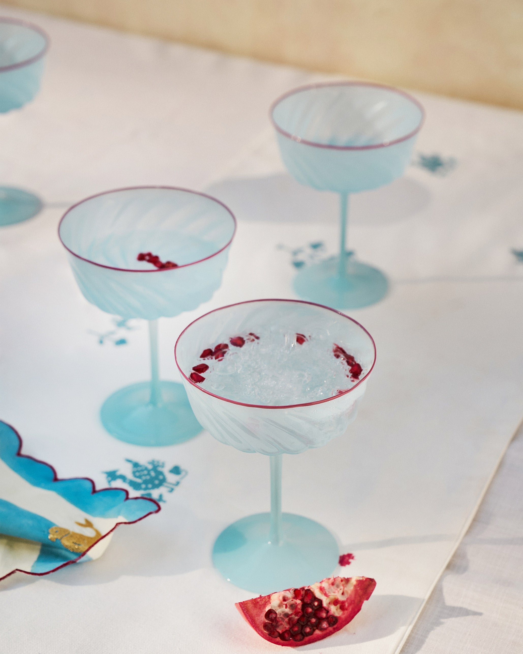 Ripple Margarita Glass - Set of 4