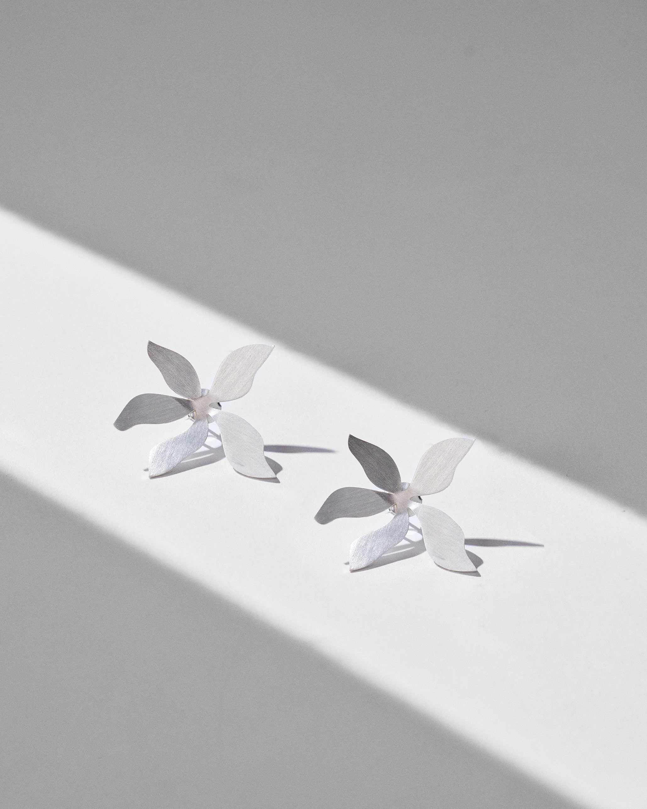 Periwinkle Studs - Silver