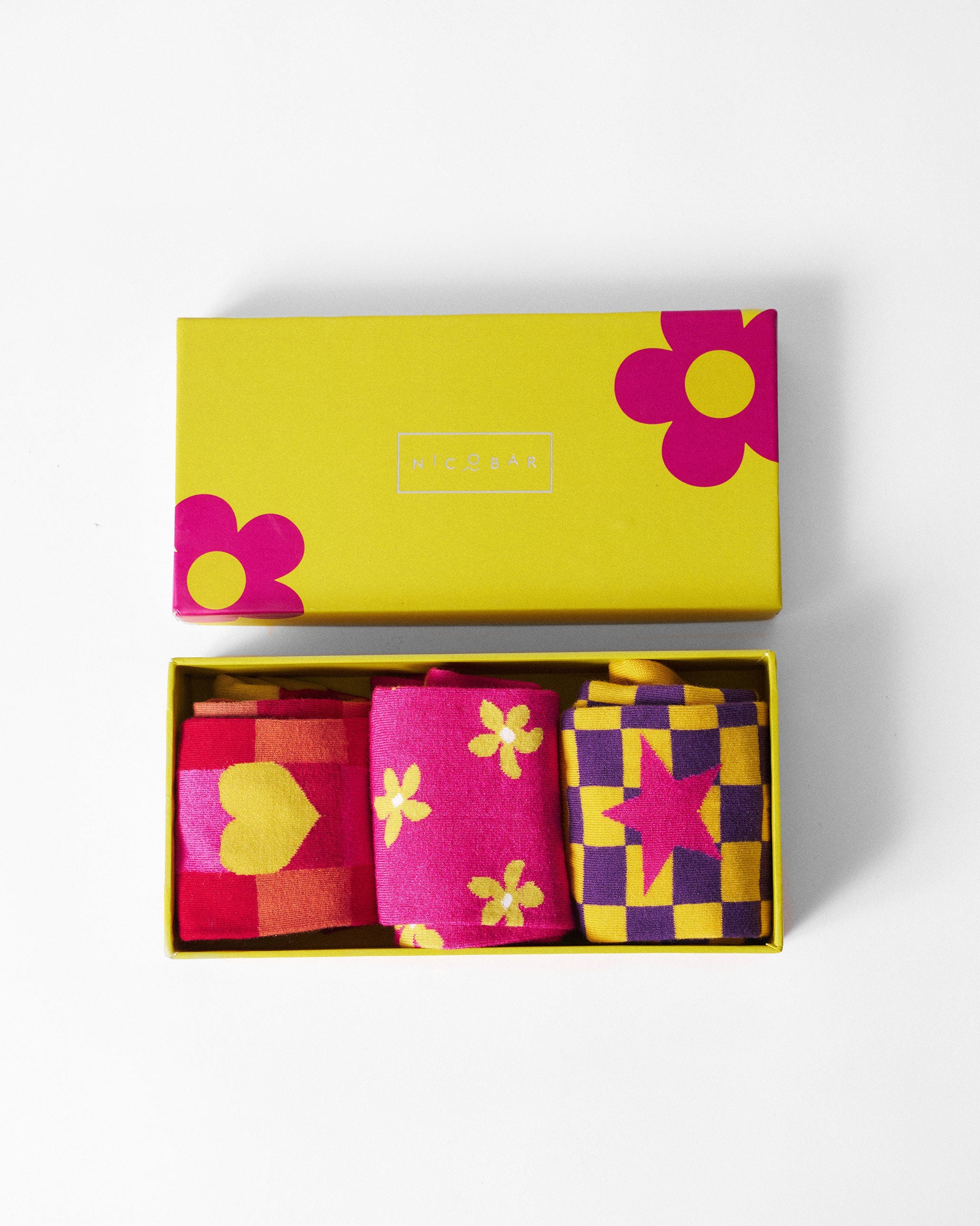 Socks Gift Set - Chartreuse