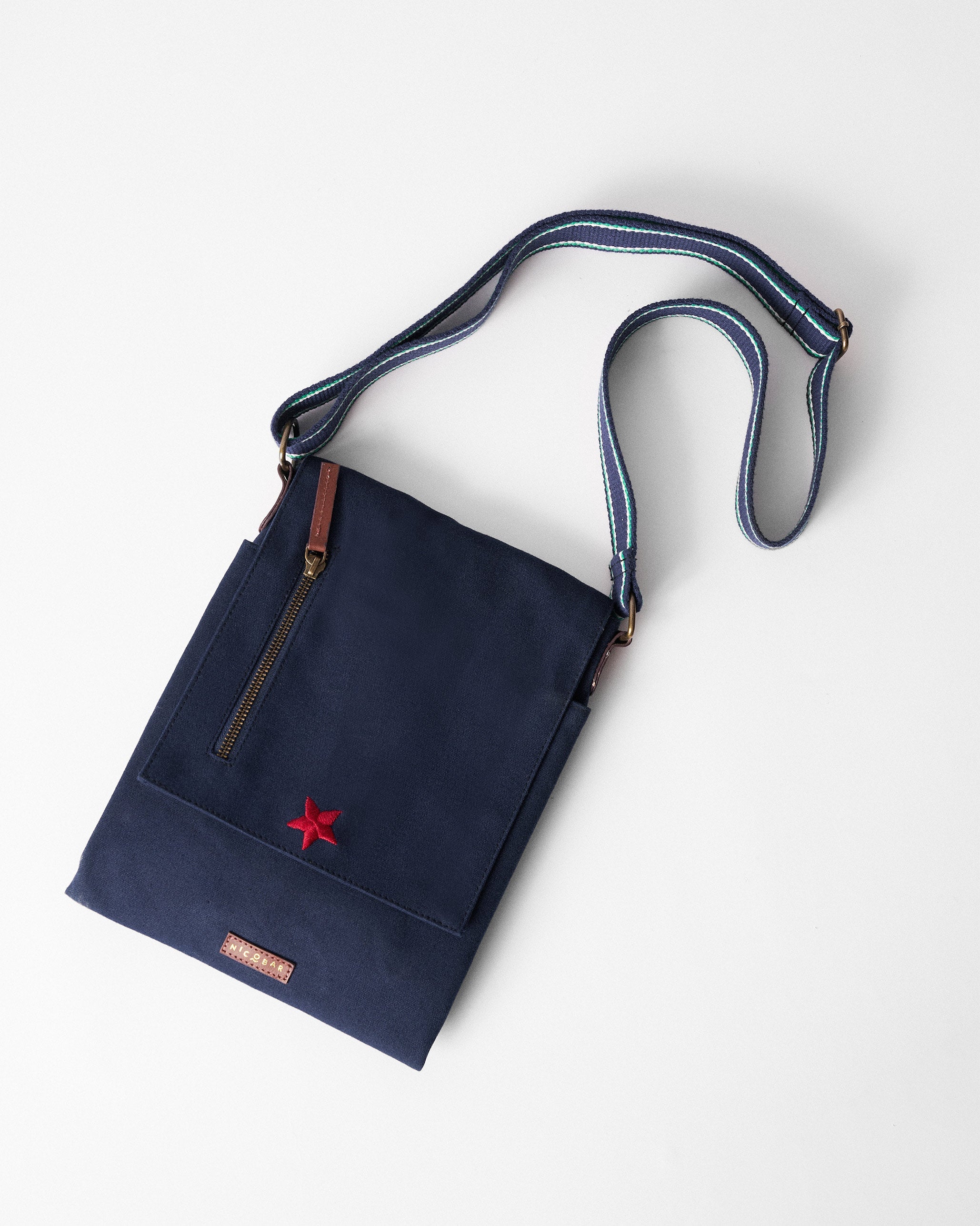 Safari Men's Messenger - Navy